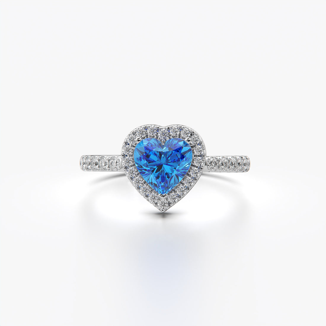 Orope's Blue Serenade Ring Made With Pure 925 Hallmarked Silver ( Adjustable Size)
