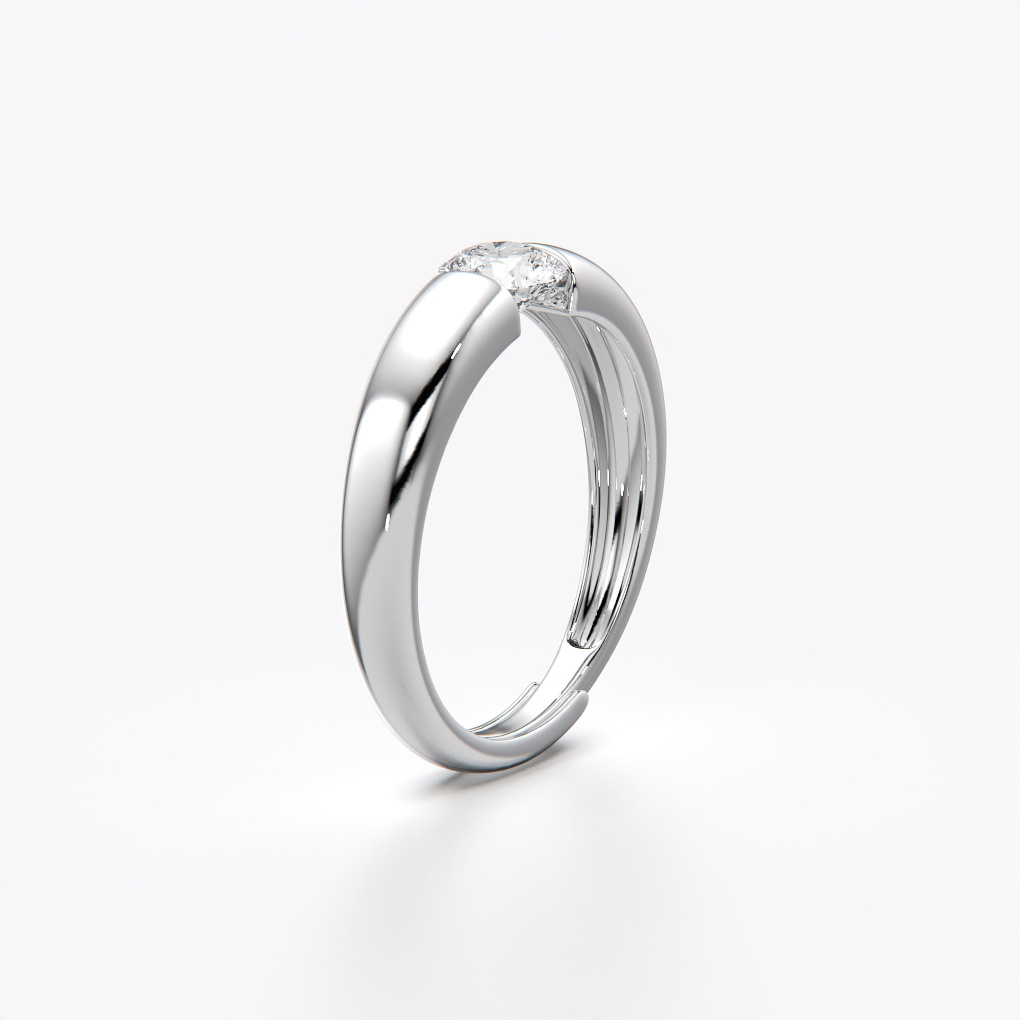 Orope's Sweet heart Ring Made With Pure 925 Hallmarked Silver