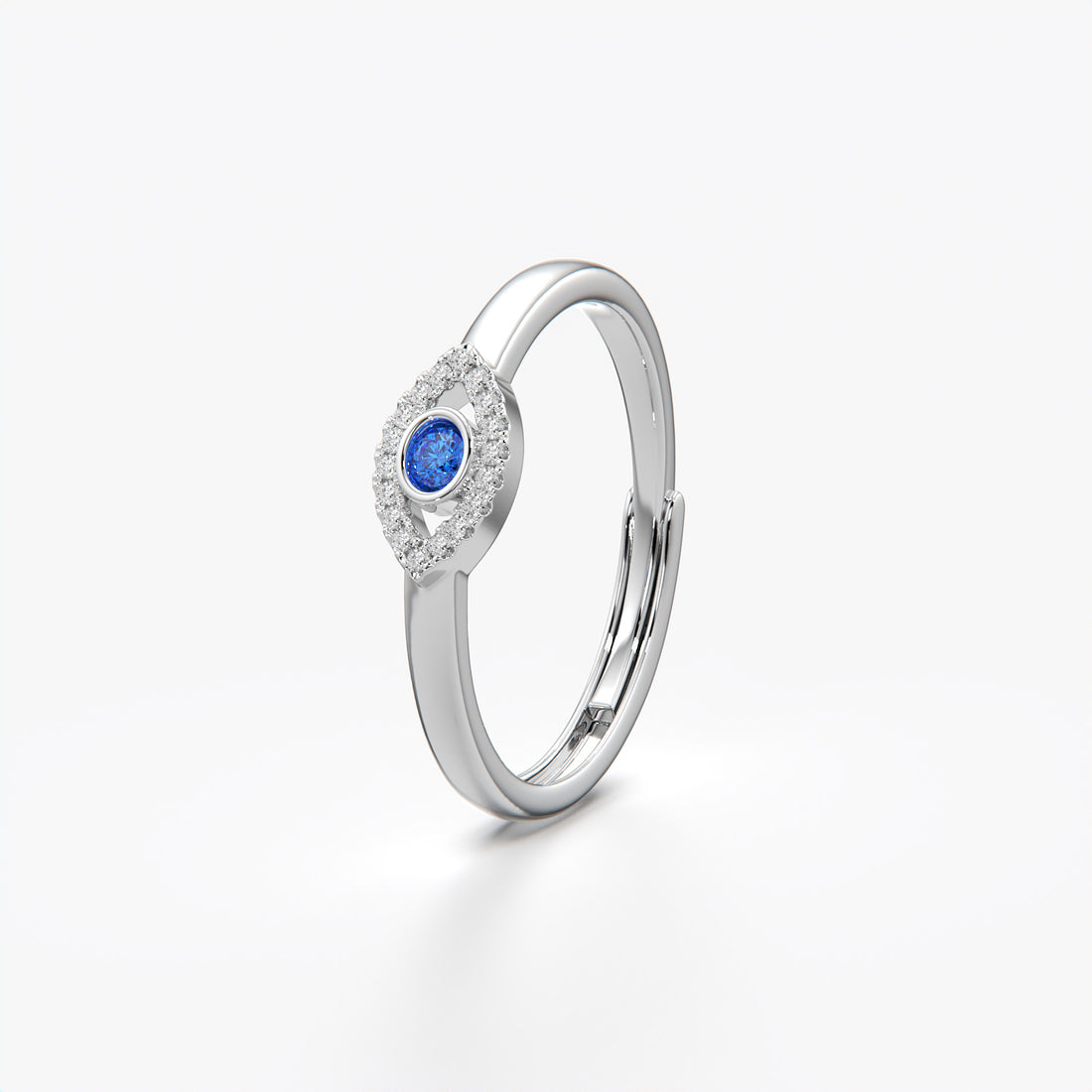 Orope's Evil Eye Ring made with 925 Pure Sterling Silver
