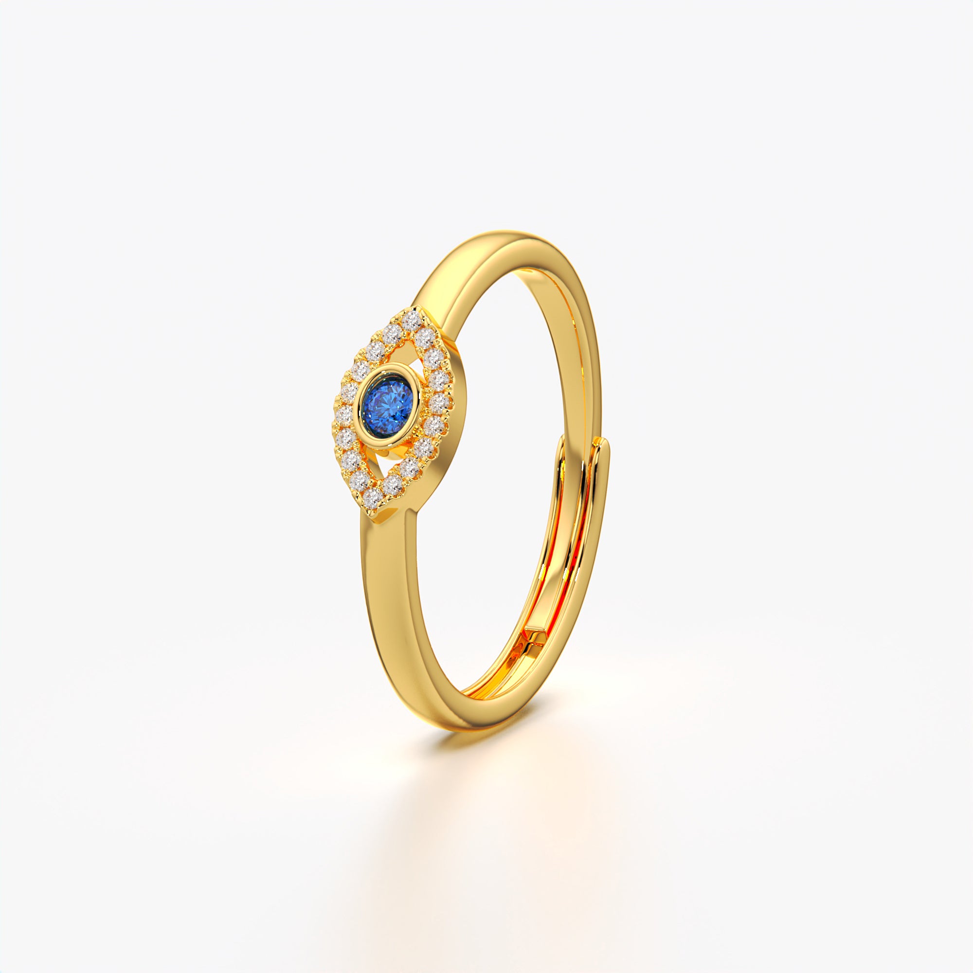 Orope's Evil Eye Ring made with 925 Pure Sterling Silver