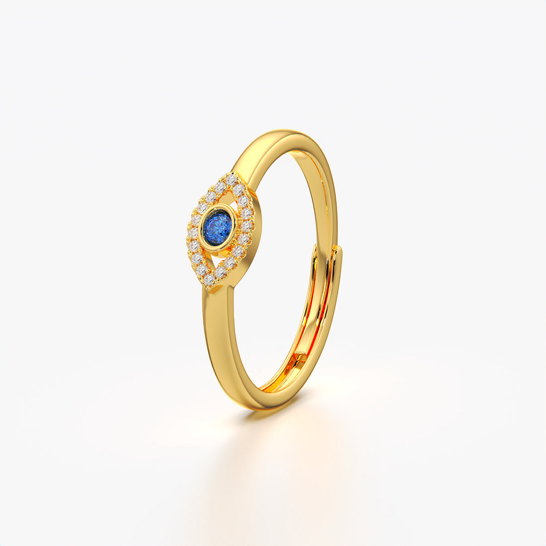Orope's Evil Eye Ring made with 925 Pure Sterling Silver