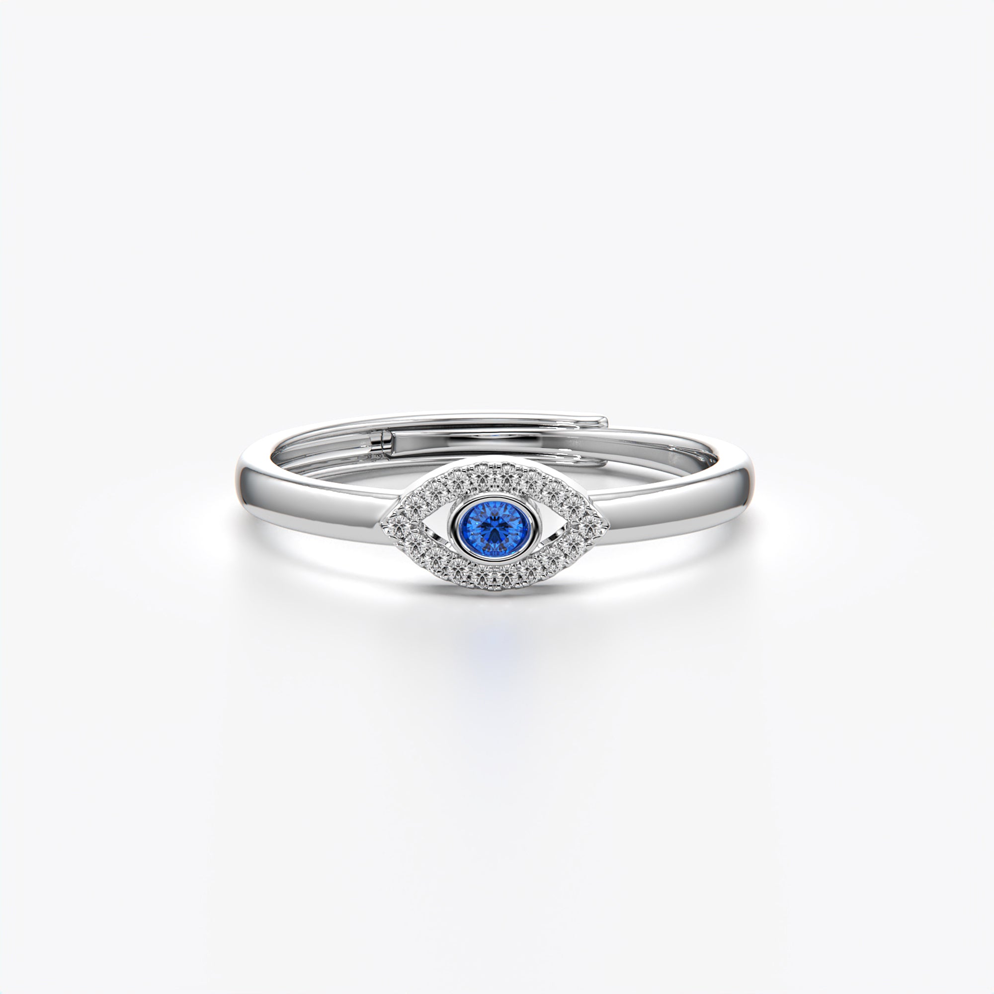 Orope's Evil Eye Ring made with 925 Pure Sterling Silver