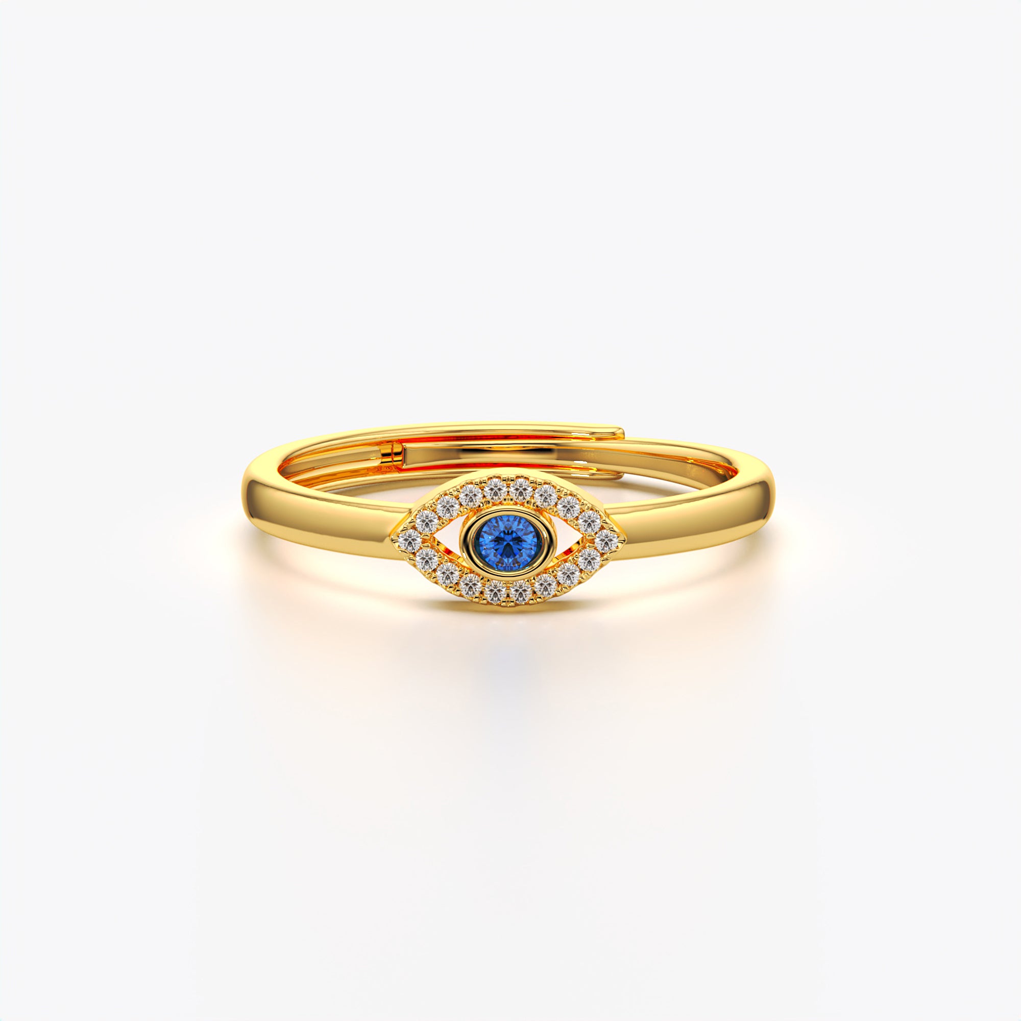Orope's Evil Eye Ring made with 925 Pure Sterling Silver