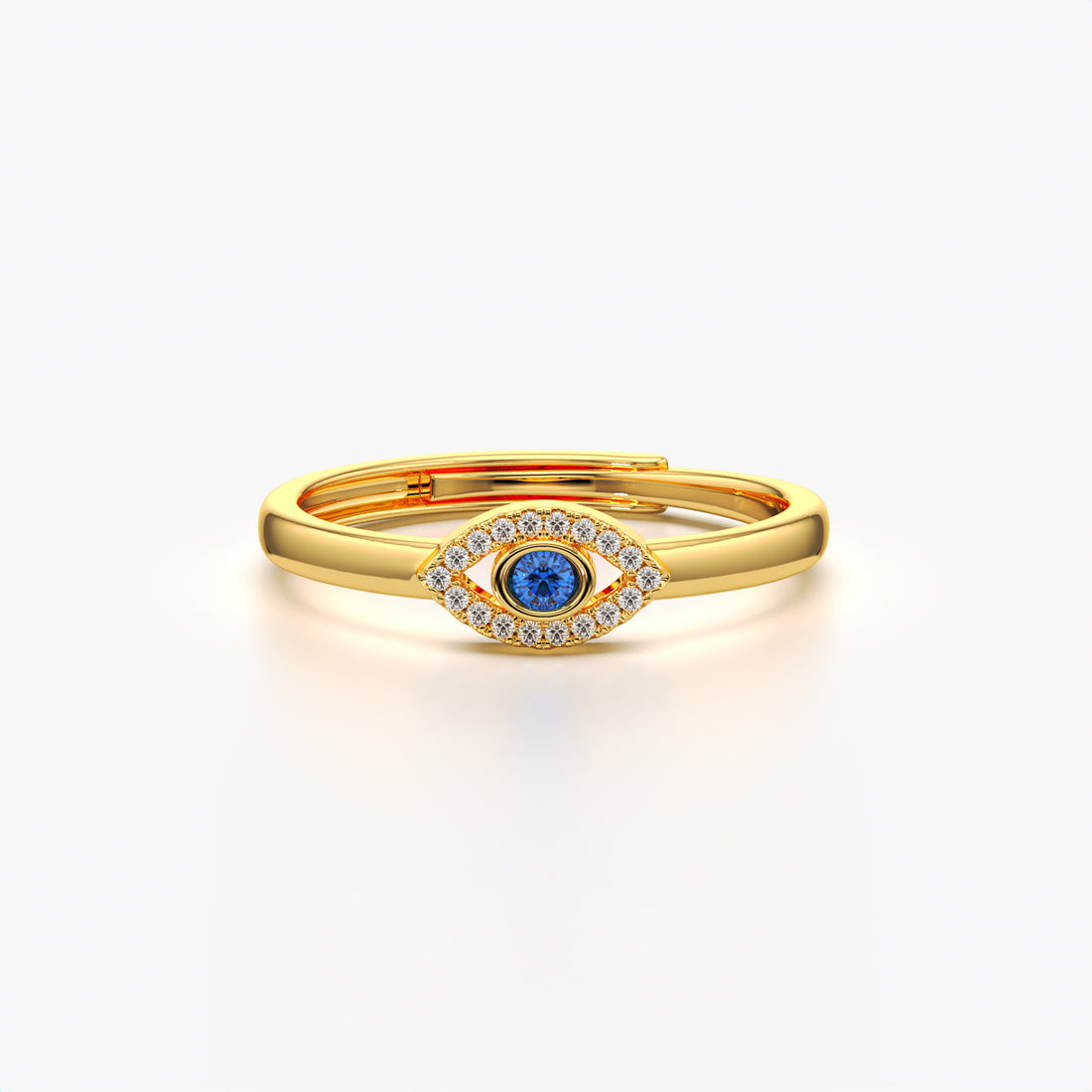 Orope's Evil Eye Ring made with 925 Pure Sterling Silver