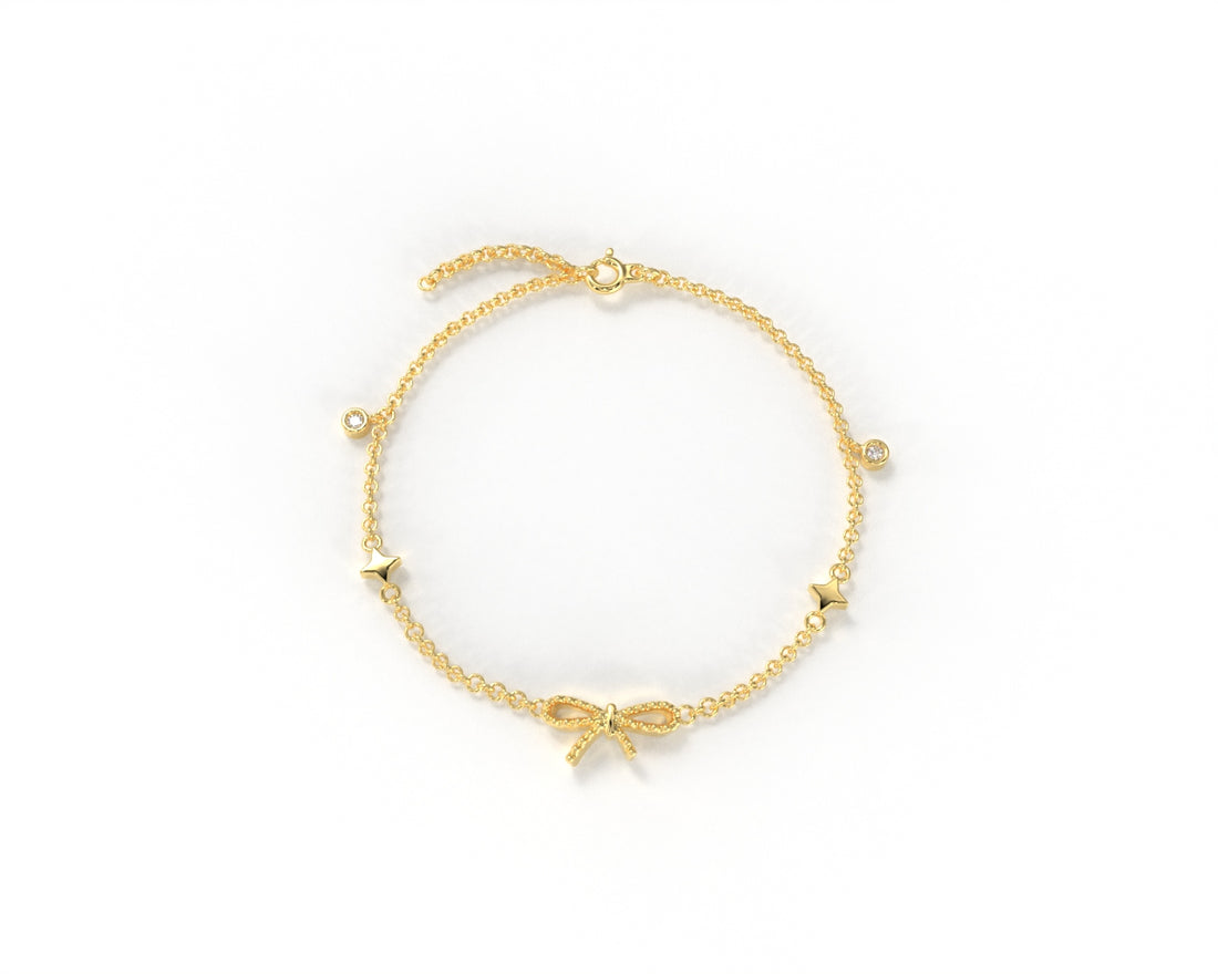 Orope’s Mini Charm Bracelet made with 925 Pure Sterling Silver