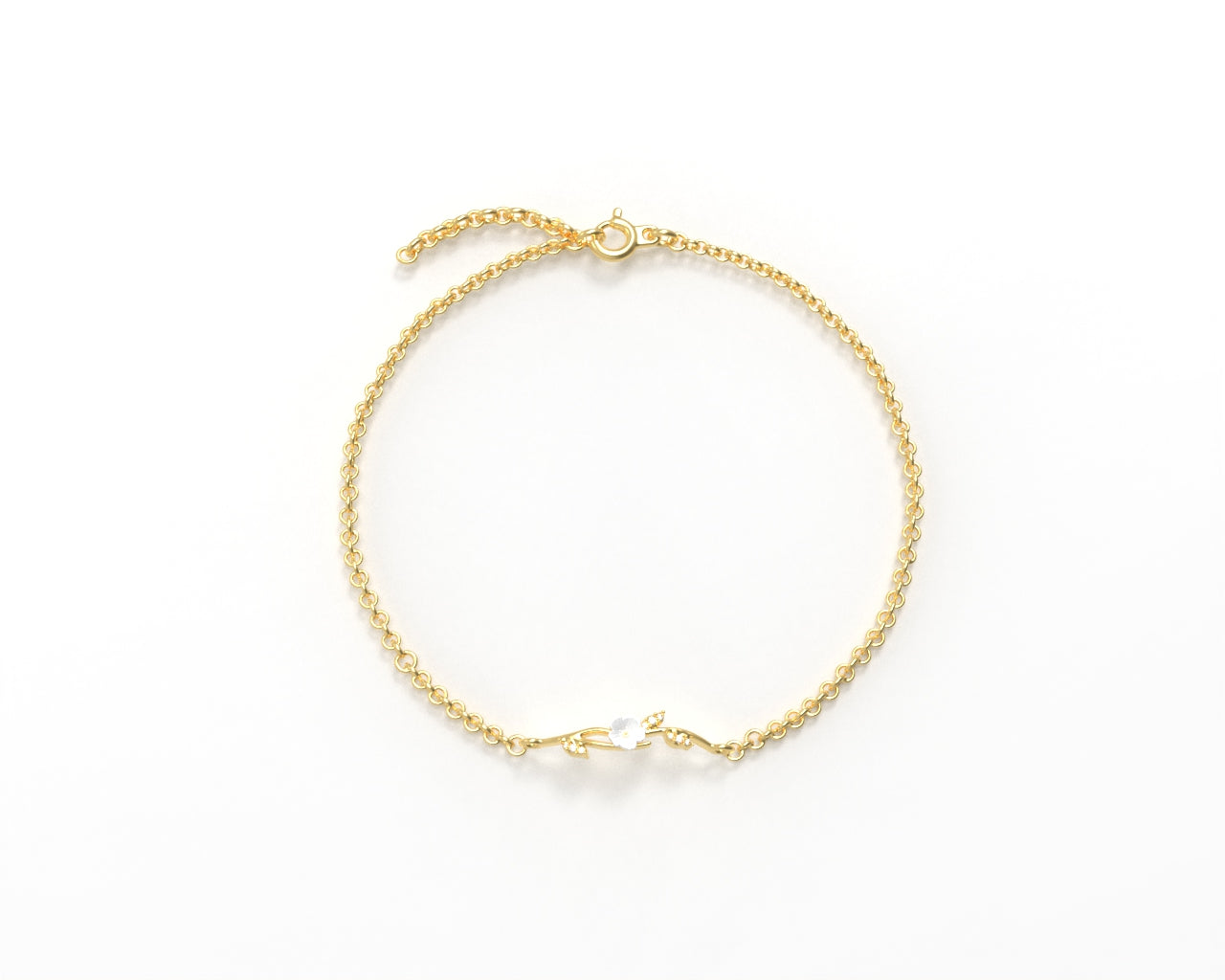 Orope’s Magnolia Flower Passion Bracelet made with 925 Pure Sterling Silver