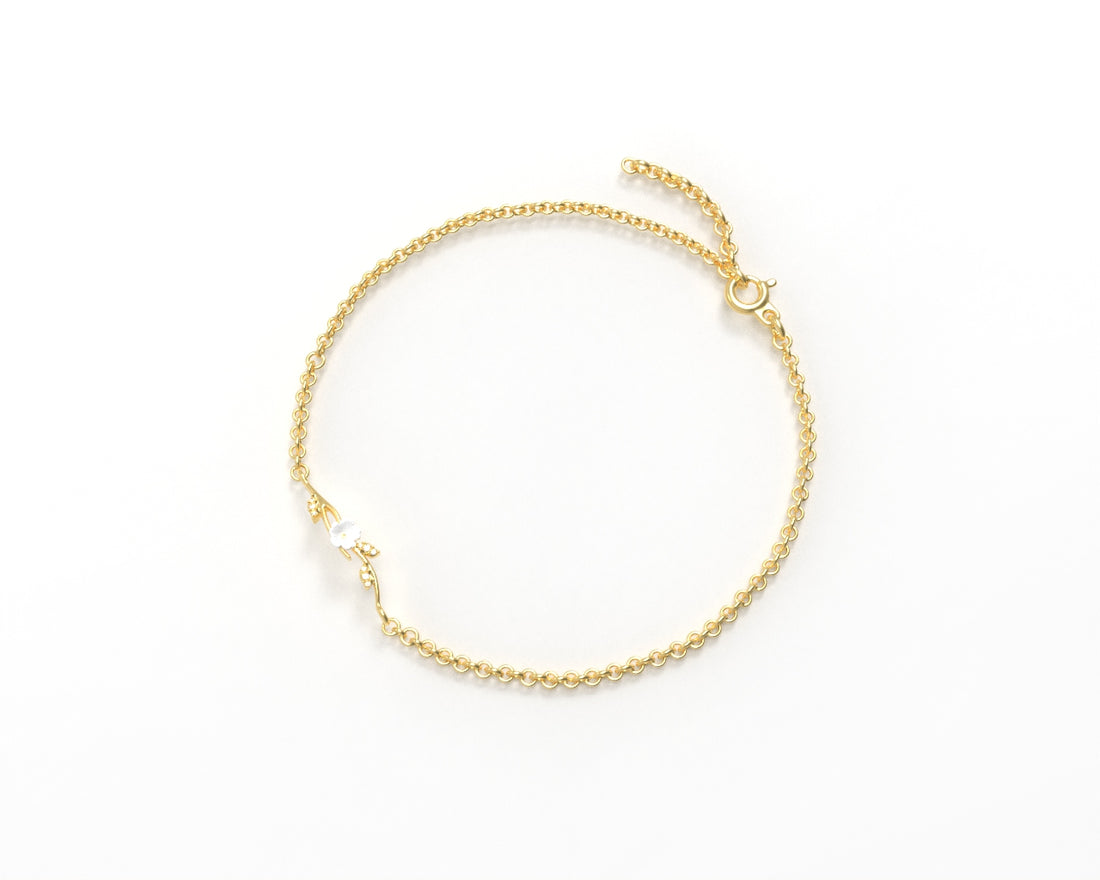 Orope’s Magnolia Flower Passion Bracelet made with 925 Pure Sterling Silver