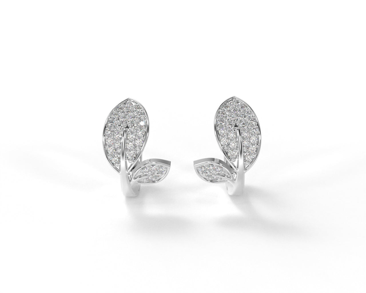 Orope's Luxe Bloom Stud Earrings Made With Pure 925 Silver