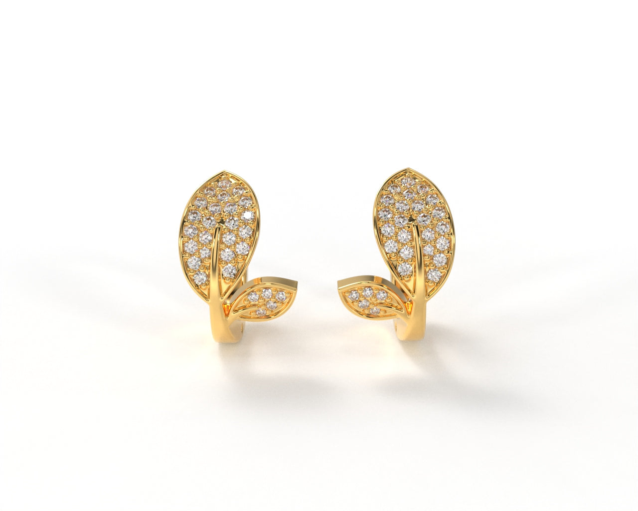 Orope's Luxe Bloom Stud Earrings Made With Pure 925 Silver