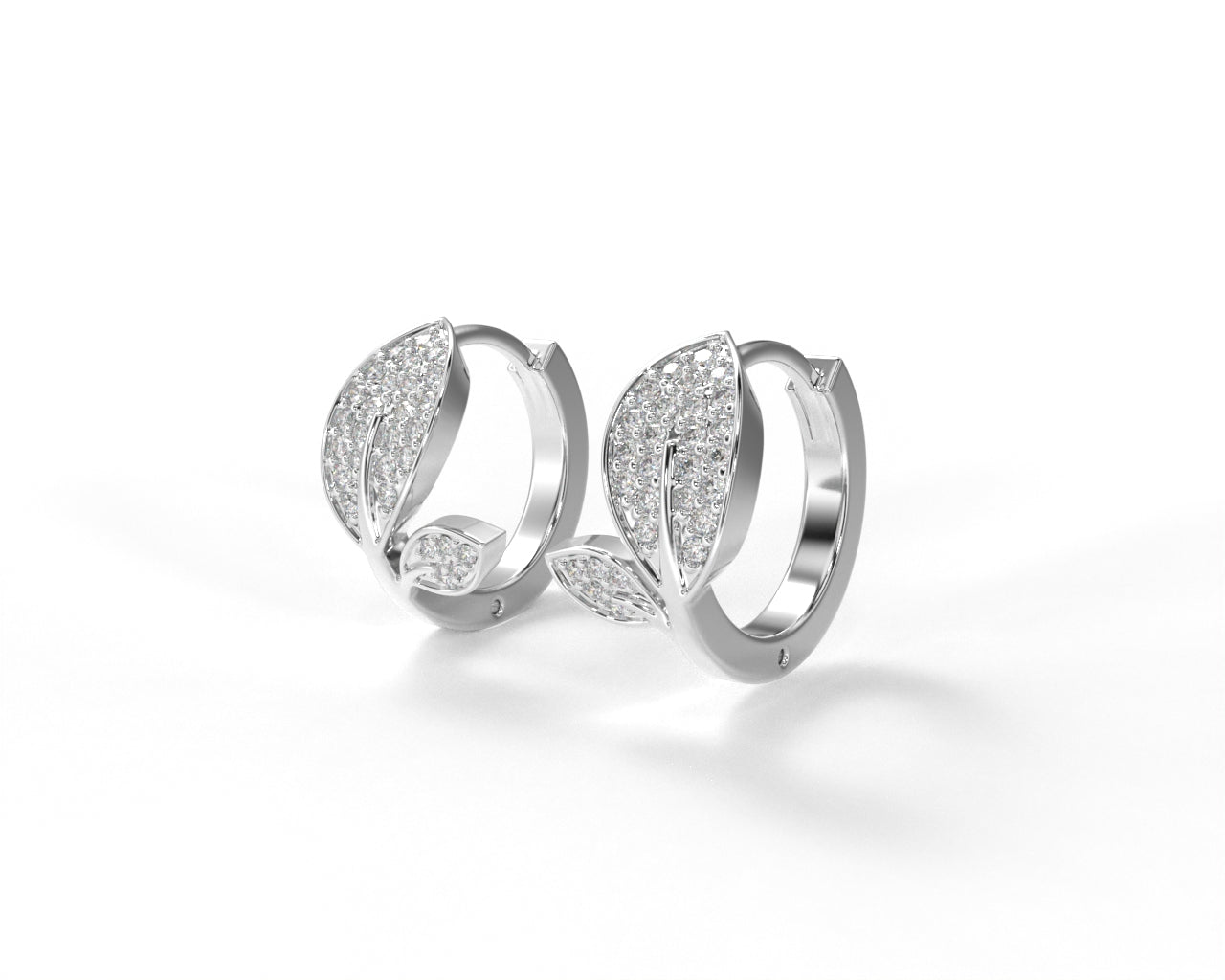 Orope's Luxe Bloom Stud Earrings Made With Pure 925 Silver