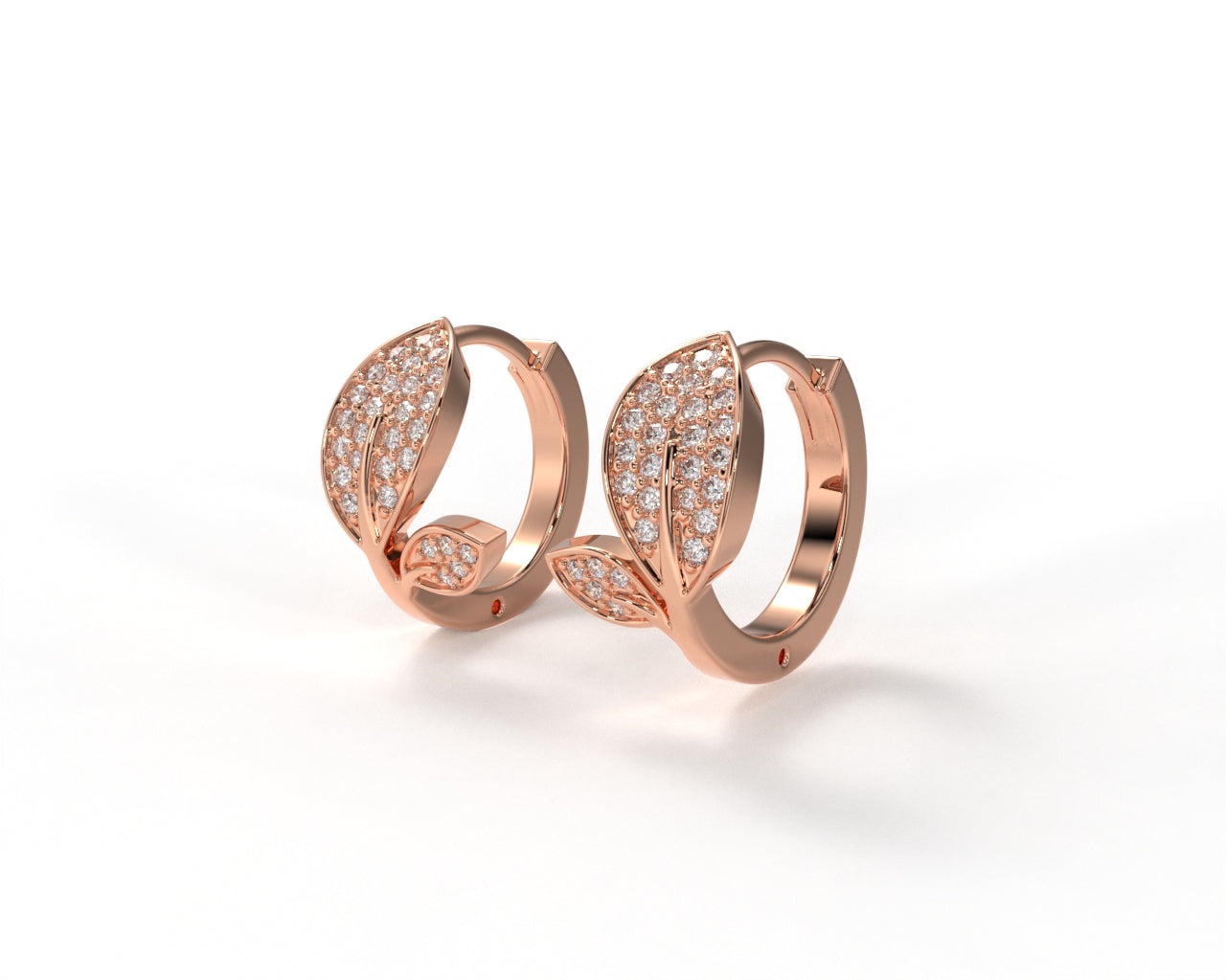 Orope's Luxe Bloom Stud Earrings Made With Pure 925 Silver