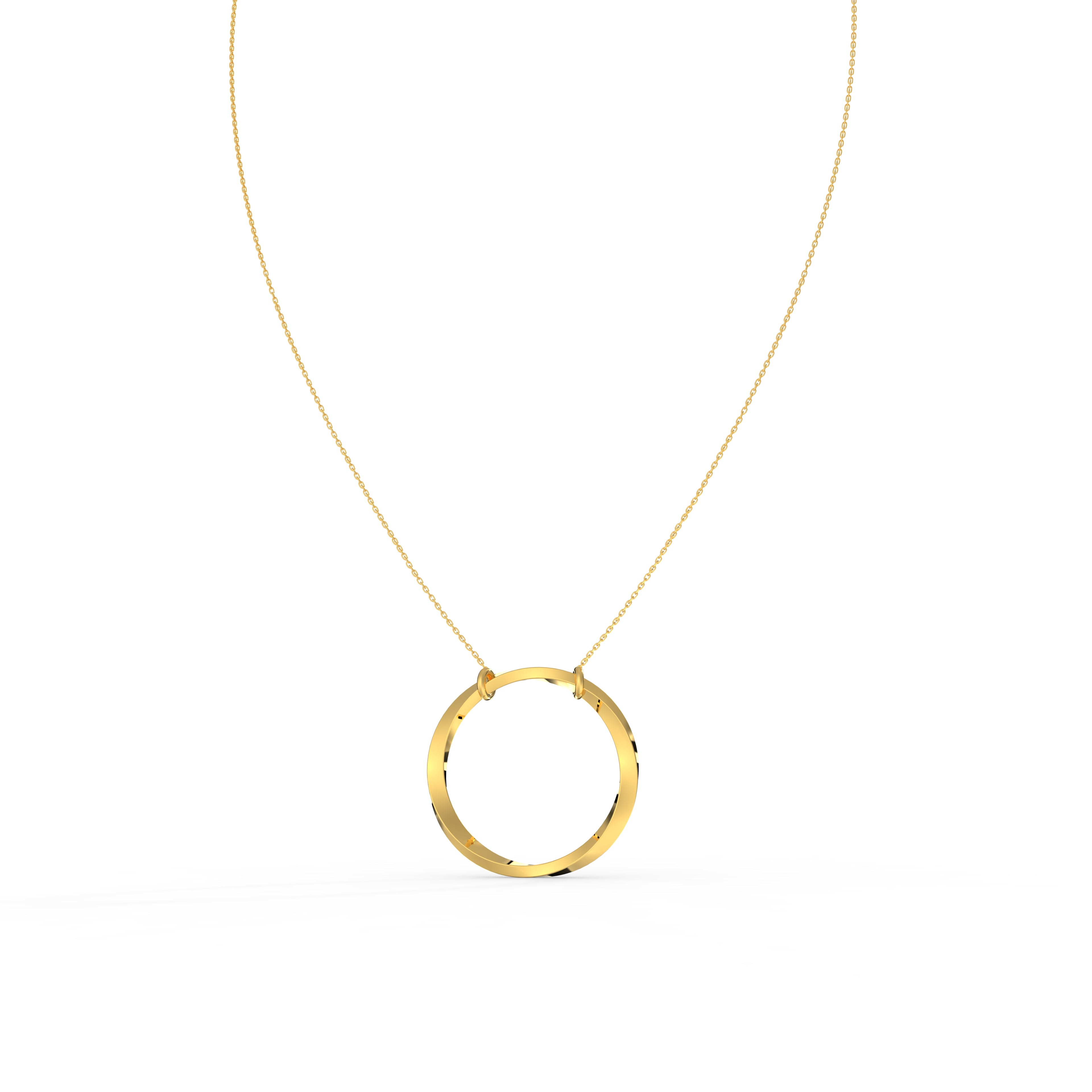 Orope's Eternal Circle Necklace Gold Plated 925 Pure Sterling Silver
