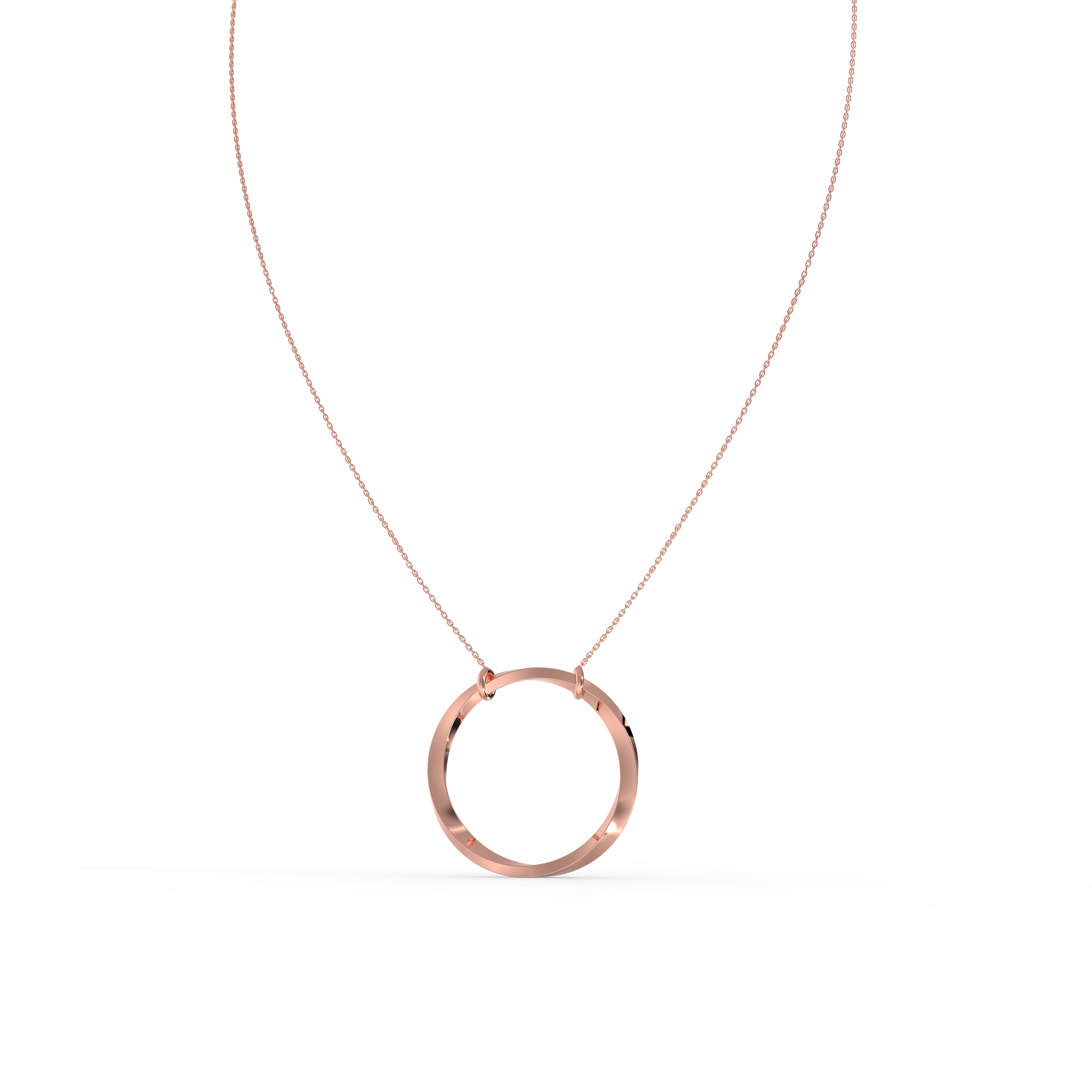Orope's Eternal Circle Necklace Gold Plated 925 Pure Sterling Silver