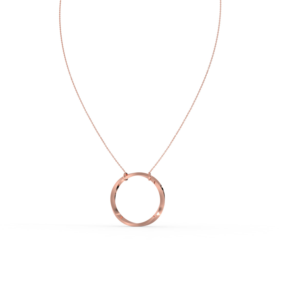 Orope's Eternal Circle Necklace Gold Plated 925 Pure Sterling Silver