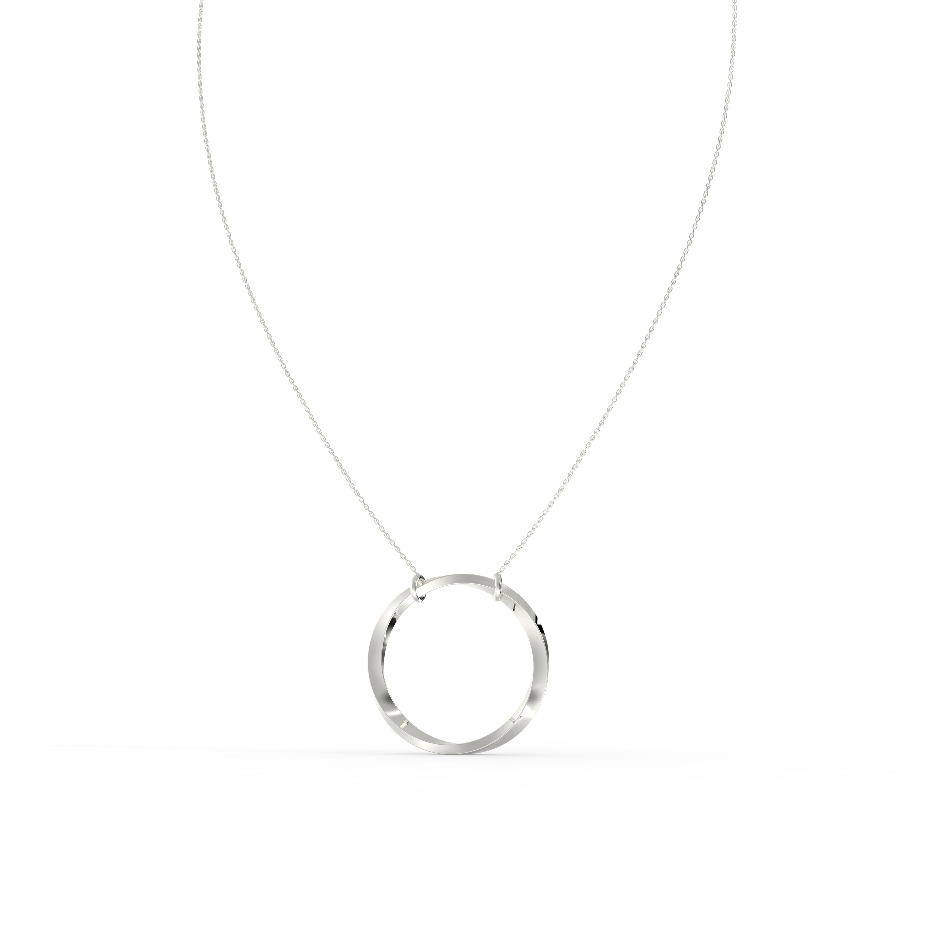 Orope's Eternal Circle Necklace Gold Plated 925 Pure Sterling Silver