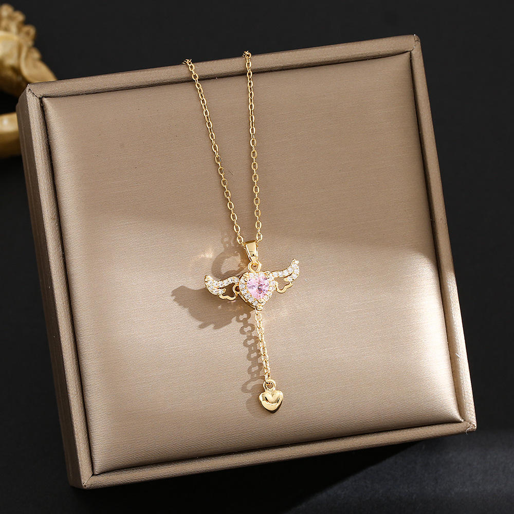 Cupid’s Angel Wing Necklace for Women