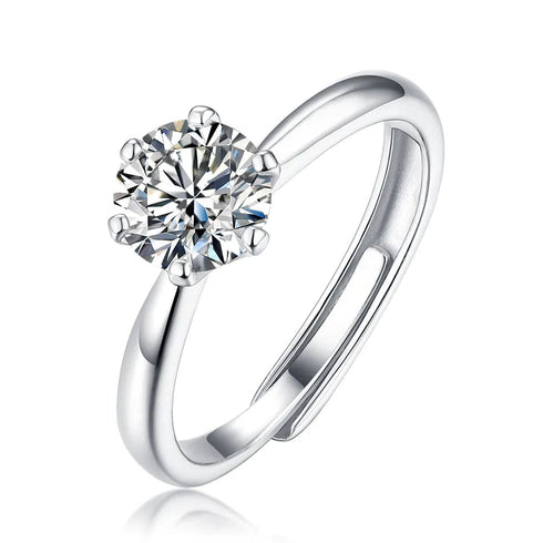Premium Solitaire 925 Silver Ring
