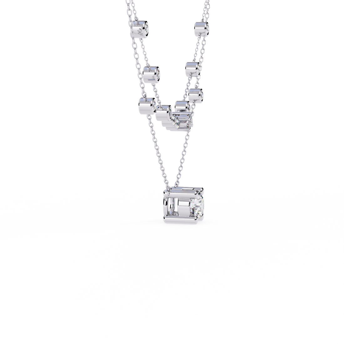 Entangled Love Oval Chain Necklace