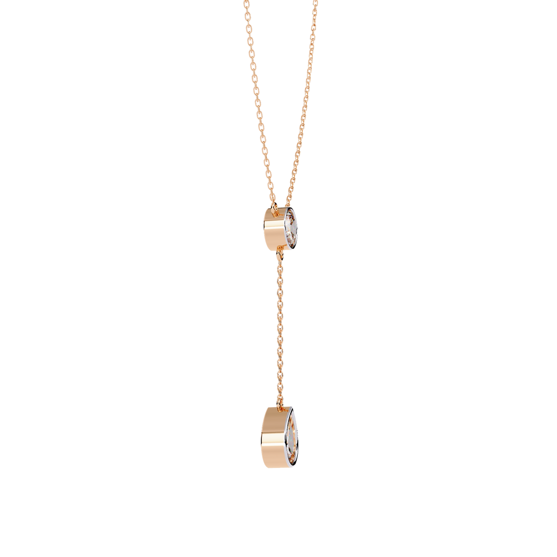 Elegance Drip Y Necklace | 925 Sterling Silver
