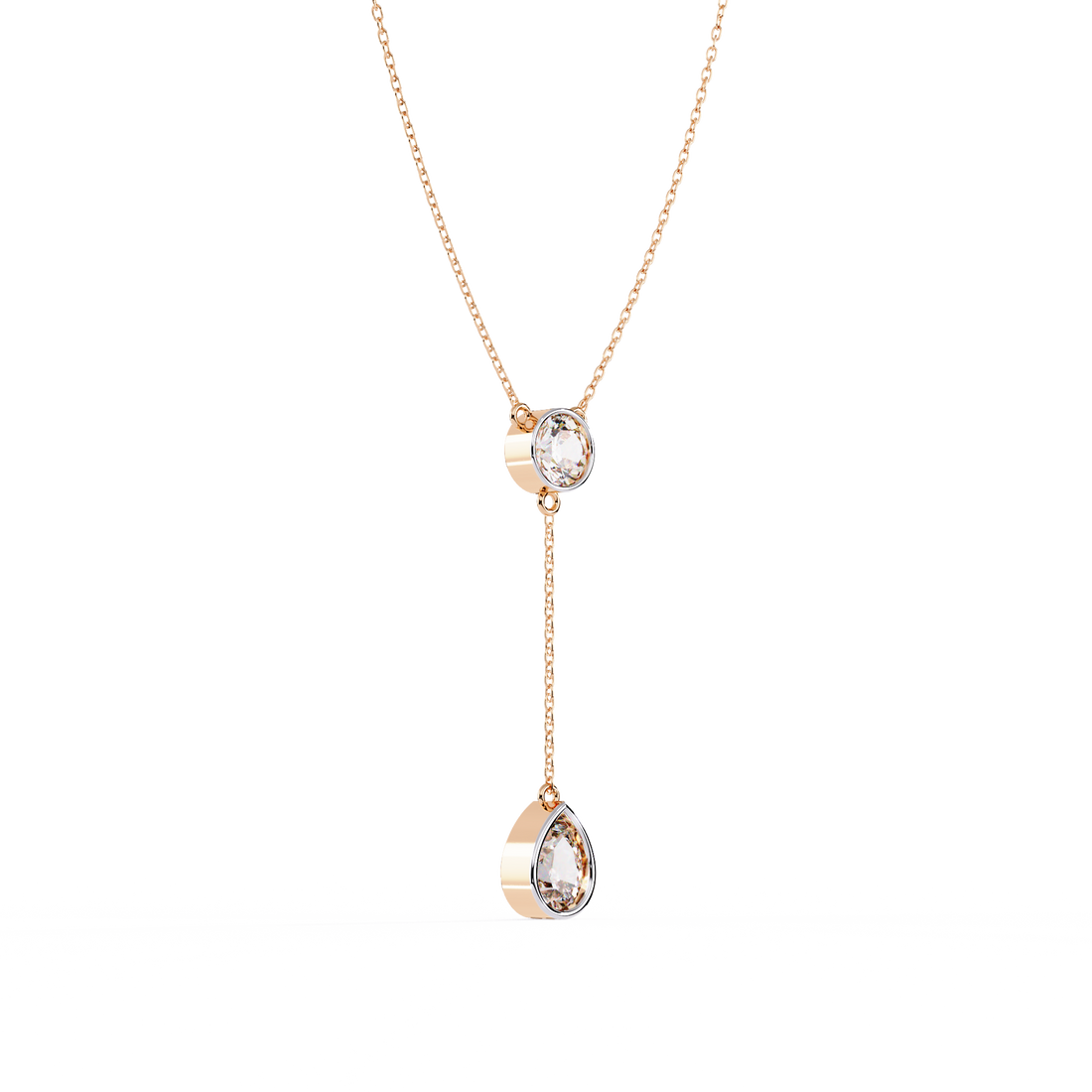 Elegance Drip Y Necklace | 925 Sterling Silver