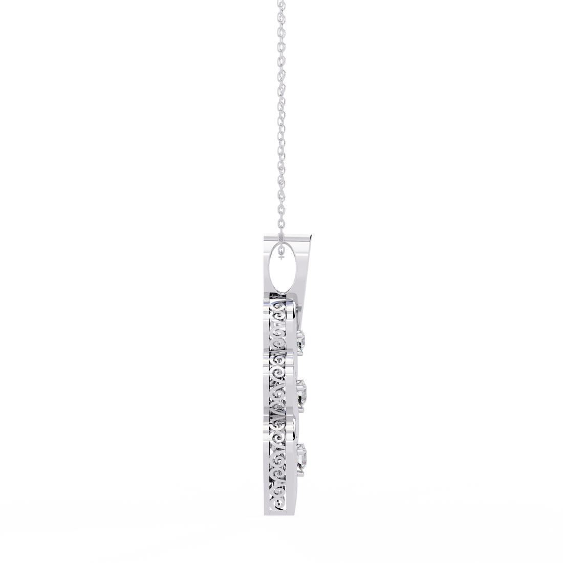 Natural Verdant Round Necklace | 925 Sterling Silver