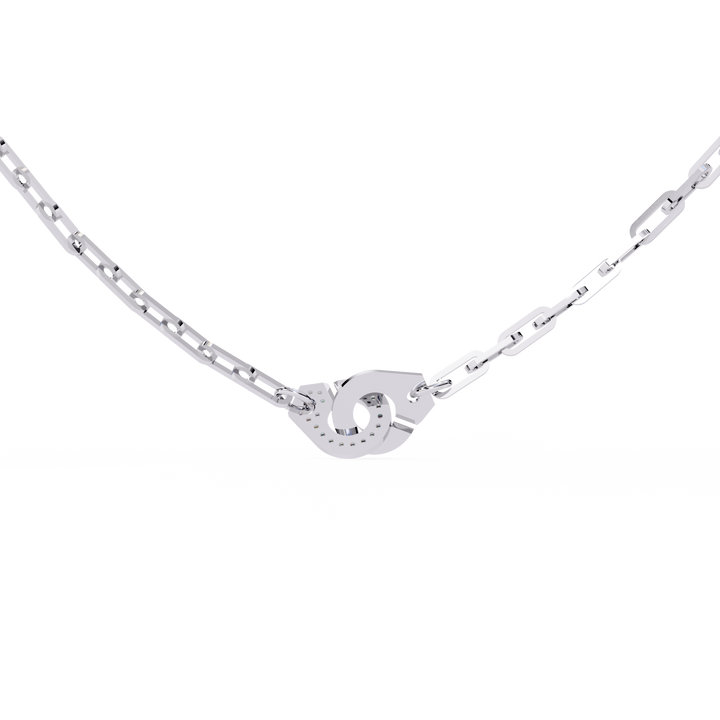 Hand Cuff Chic Necklace | 925 Sterling Silver