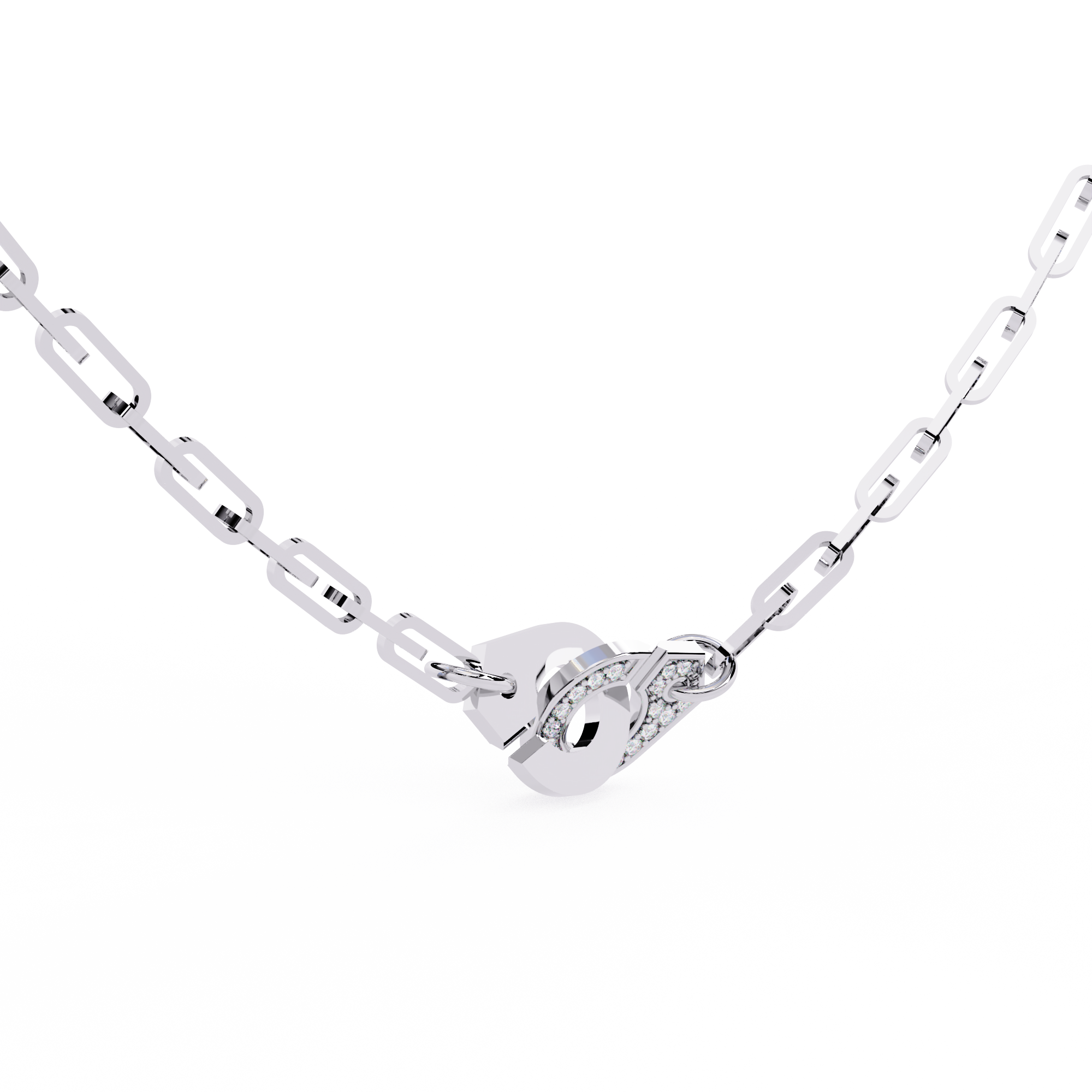 Hand Cuff Chic Necklace | 925 Sterling Silver