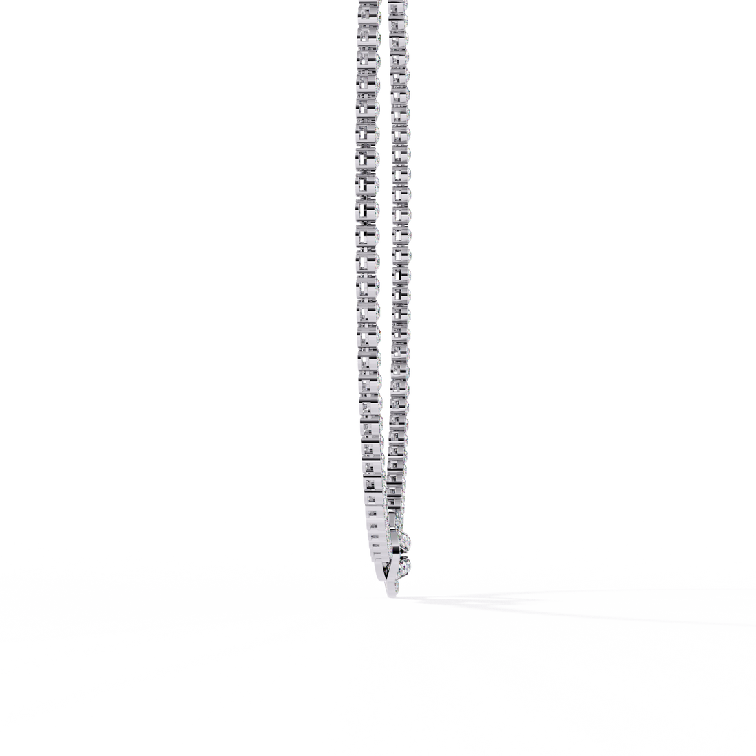 Love Interlock Tennis Necklace | 925 Sterling Silver