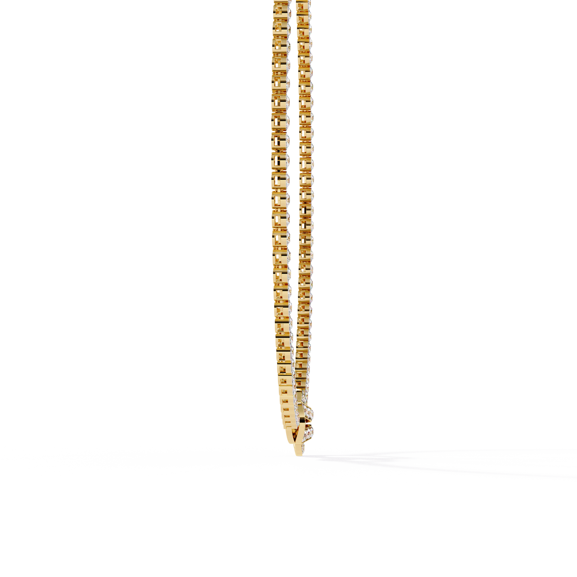 Love Interlock Tennis Necklace | 925 Sterling Silver