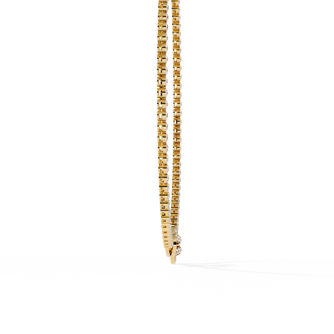 Love Interlock Tennis Necklace | 925 Sterling Silver