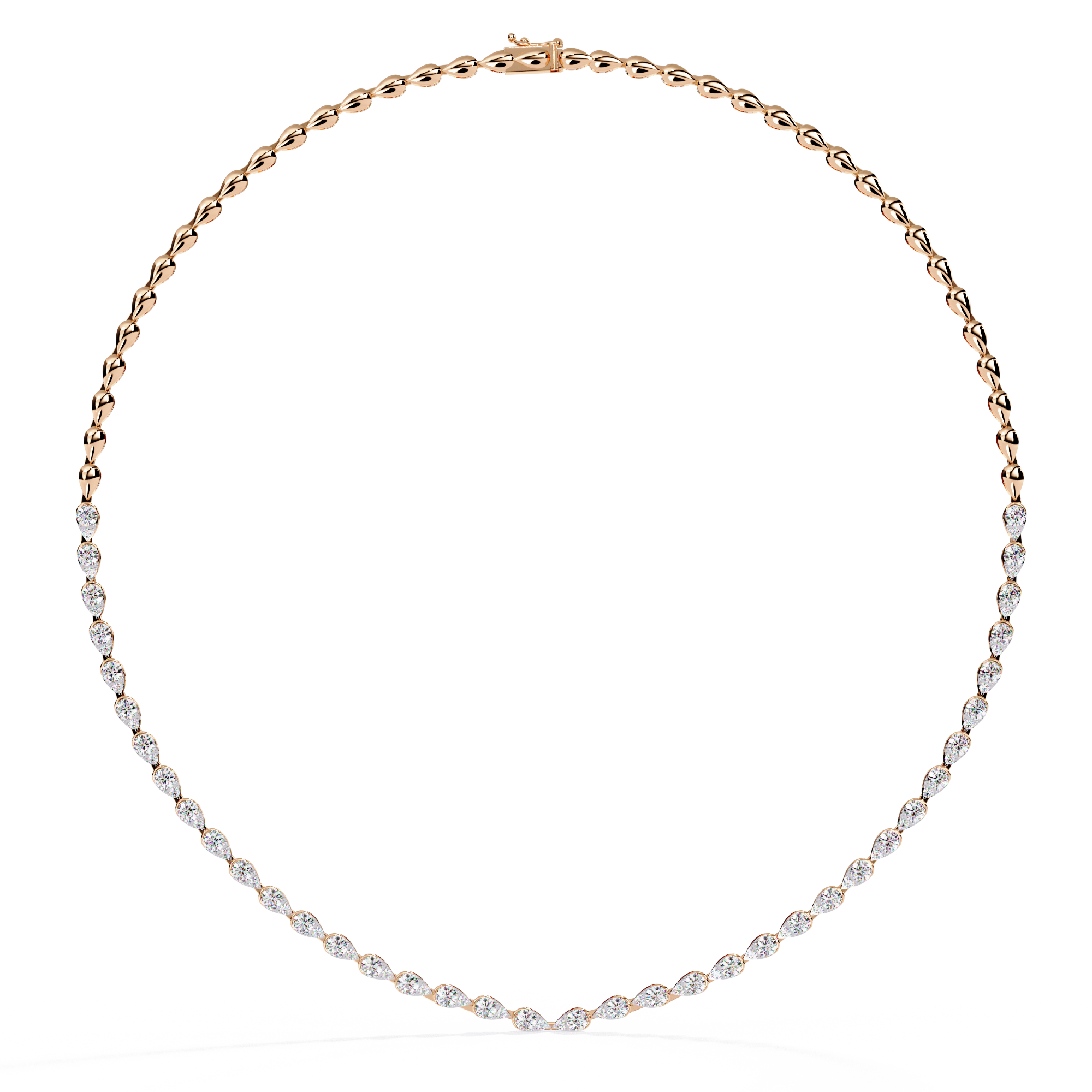 Aurora Line Timeless Tennis Necklace | 925 Sterling Silver