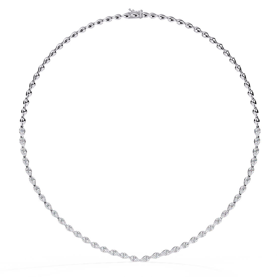 Aurora Line Timeless Tennis Necklace | 925 Sterling Silver