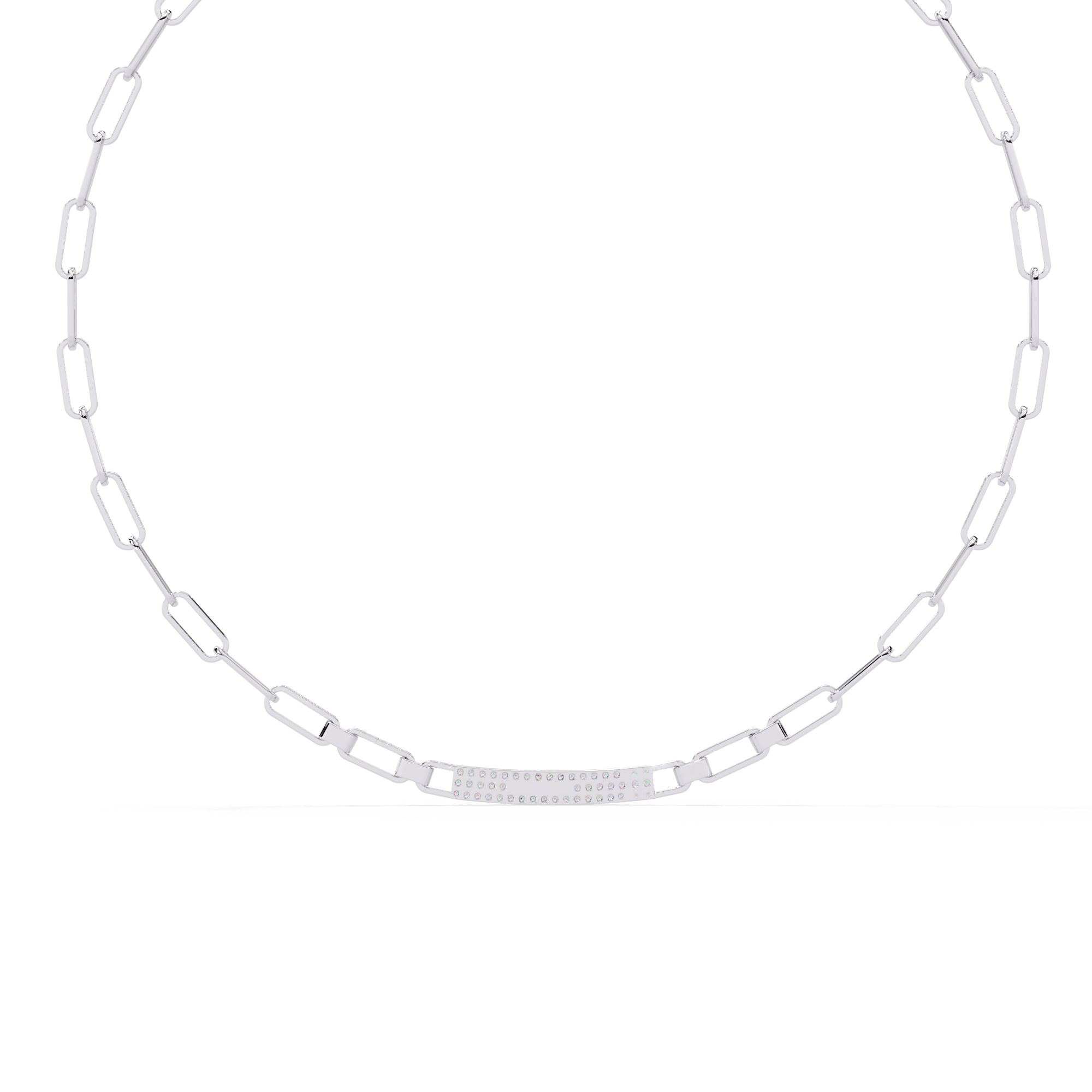 Modern Link Necklace | 925 Sterling Silver