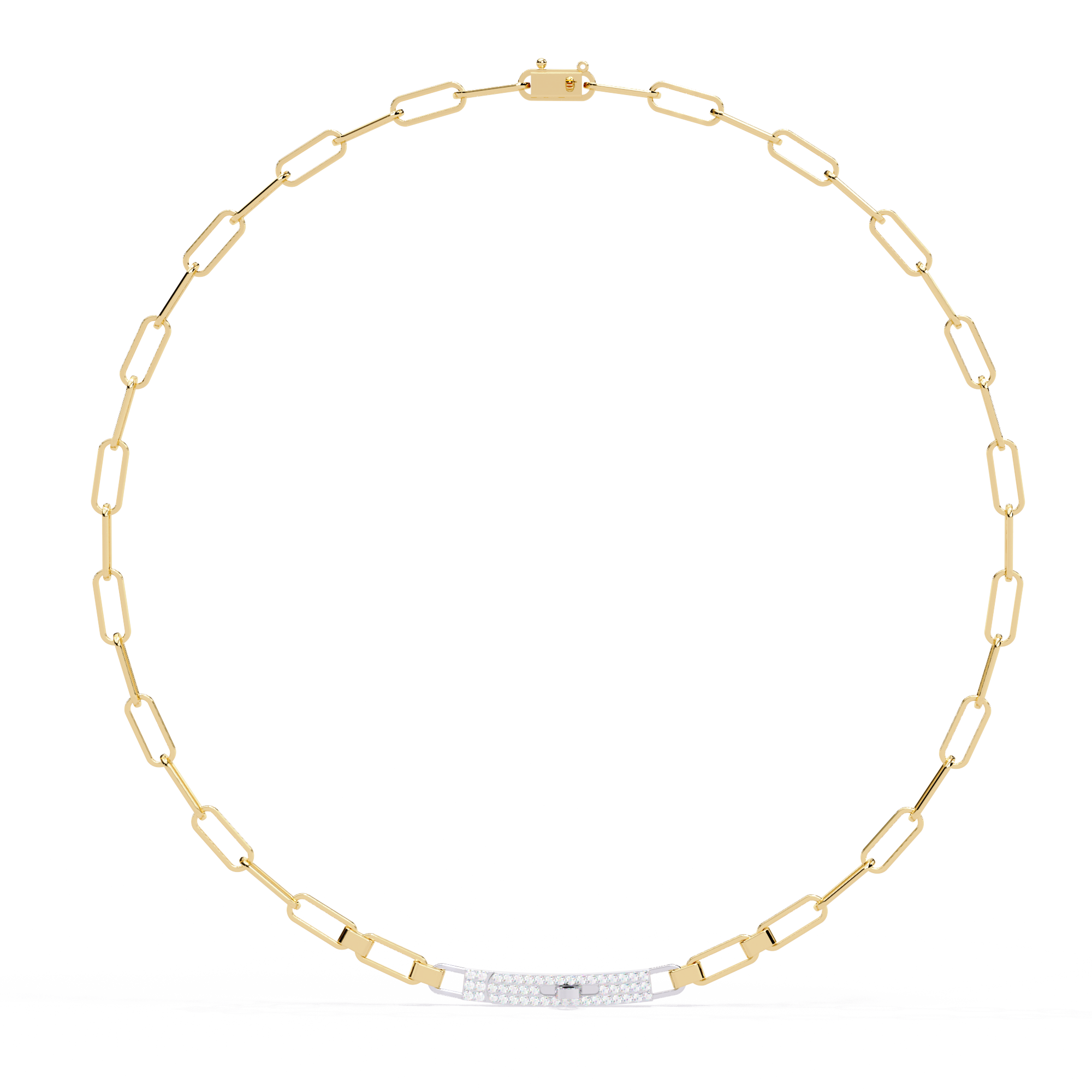 Modern Link Necklace | 925 Sterling Silver