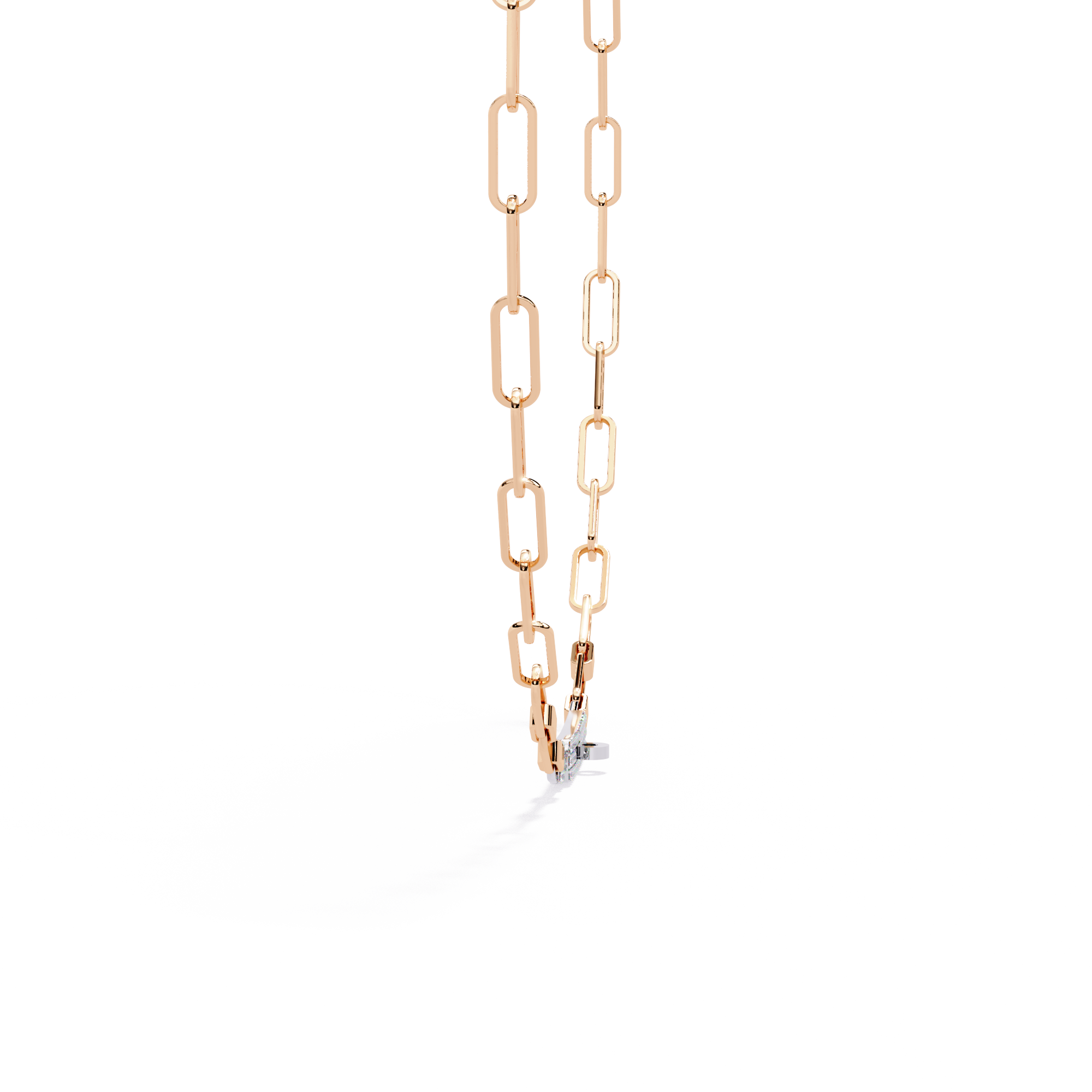 Modern Link Necklace | 925 Sterling Silver