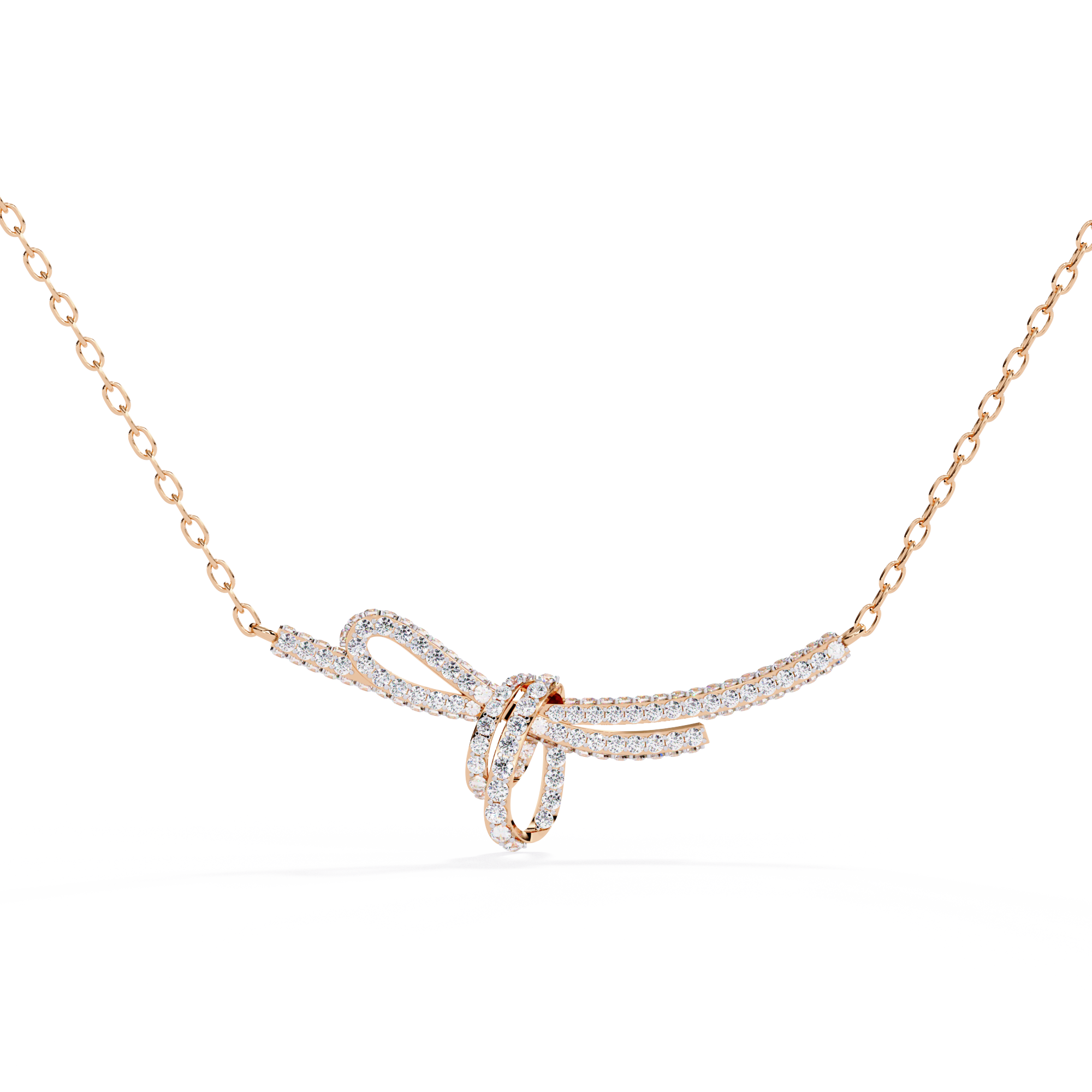 Ribbon of Eternal Love Bow Necklace | 925 Sterling Silver