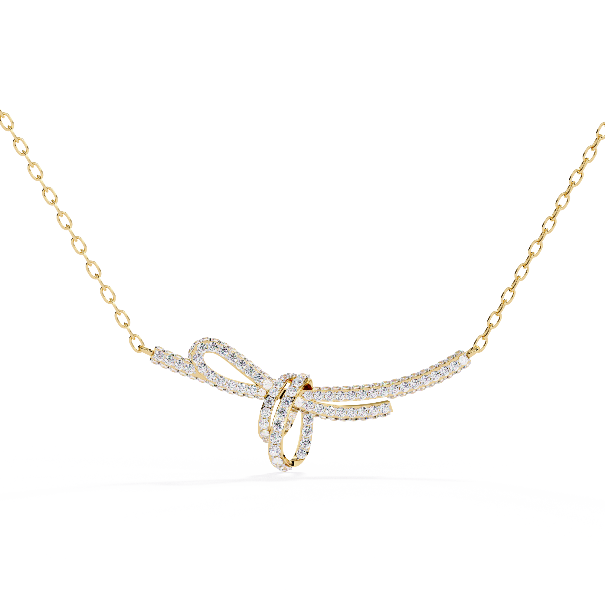 Ribbon of Eternal Love Bow Necklace | 925 Sterling Silver