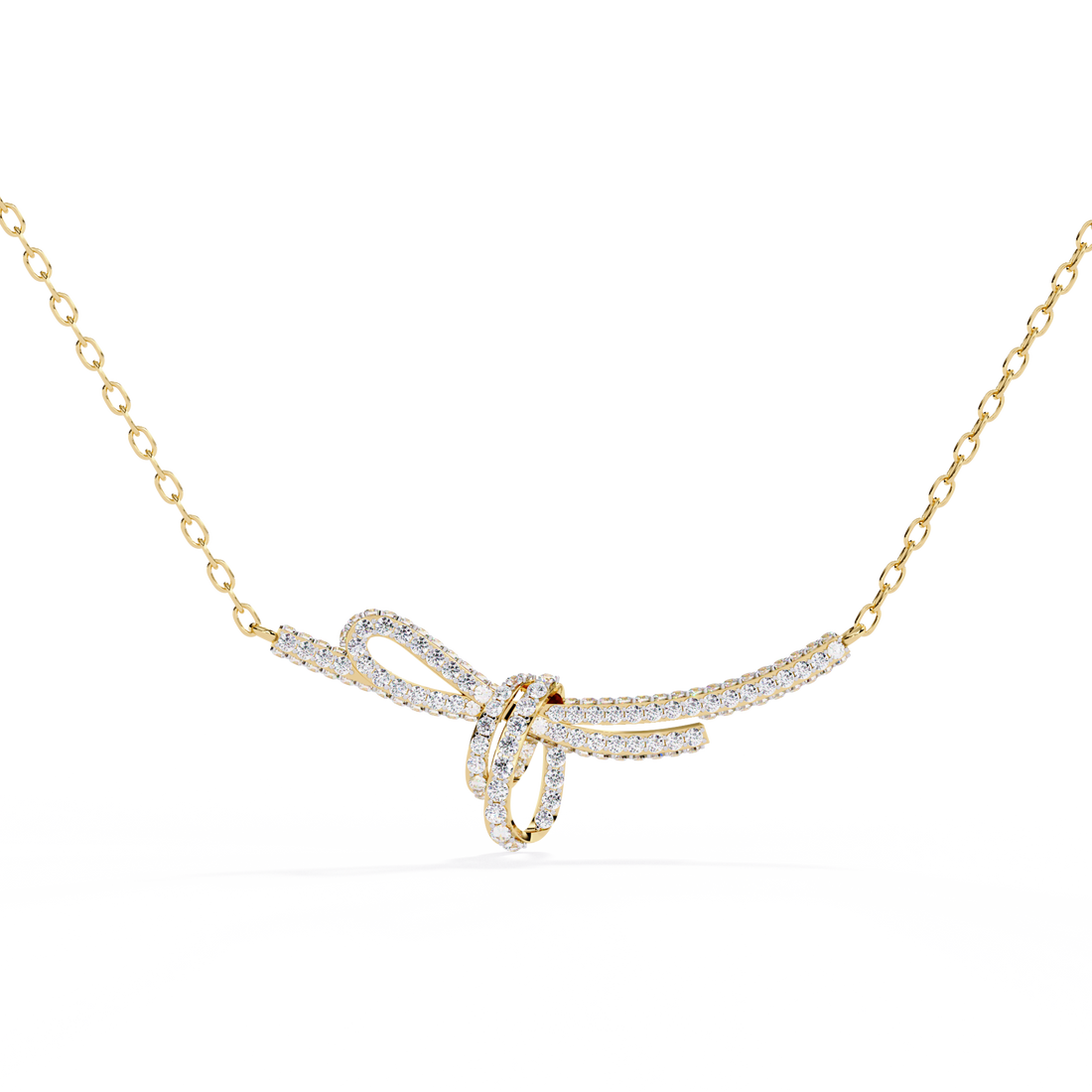 Ribbon of Eternal Love Bow Necklace | 925 Sterling Silver