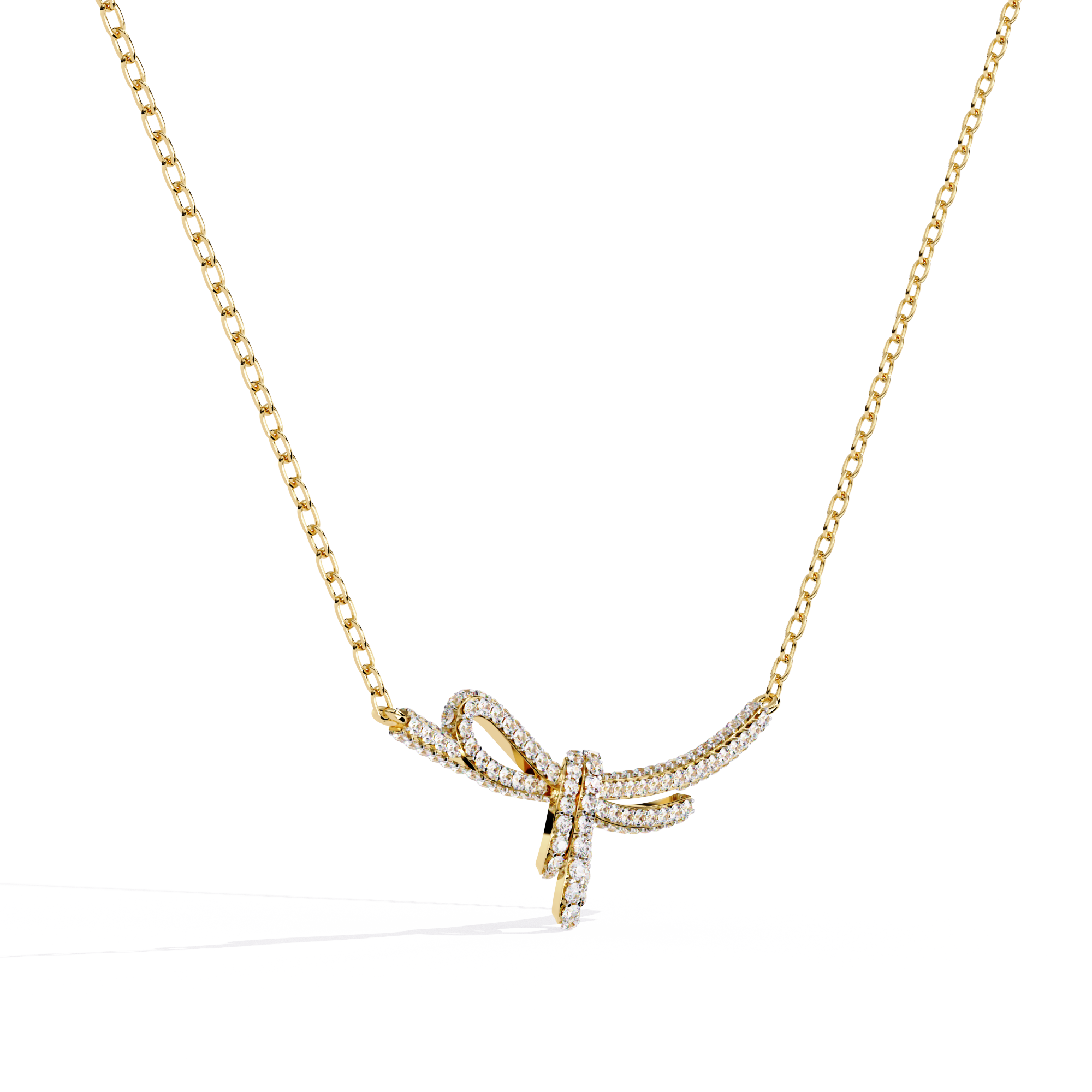 Ribbon of Eternal Love Bow Necklace | 925 Sterling Silver