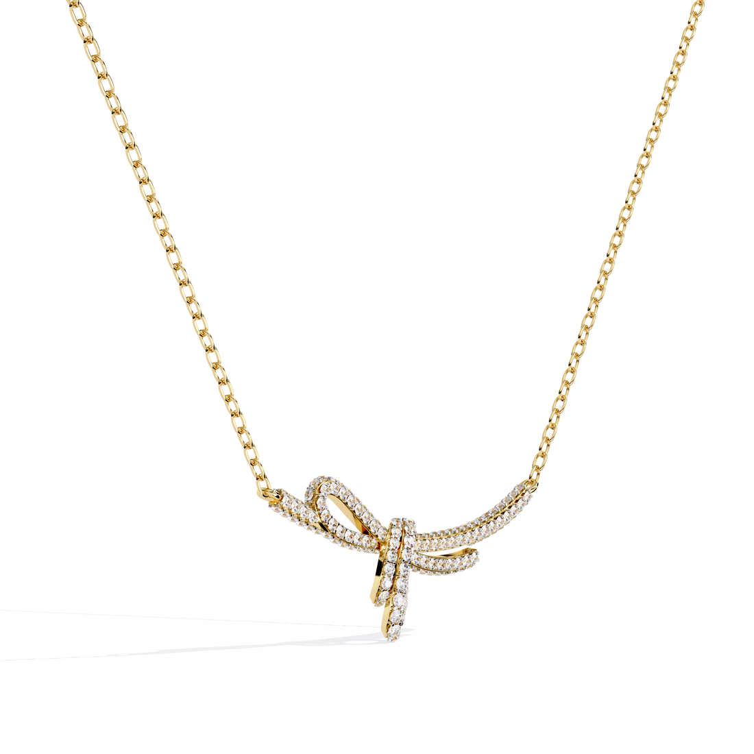 Ribbon of Eternal Love Bow Necklace | 925 Sterling Silver