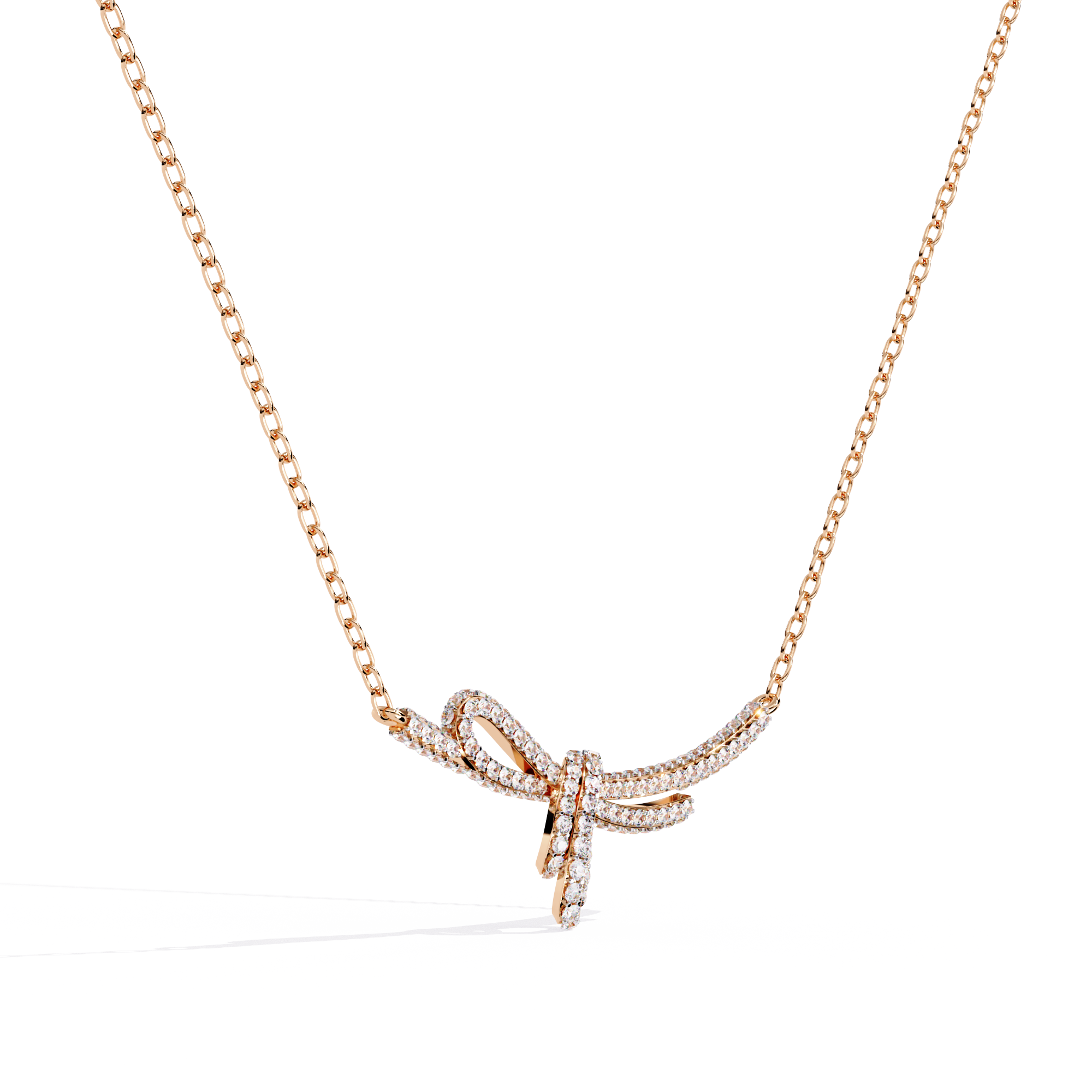 Ribbon of Eternal Love Bow Necklace | 925 Sterling Silver