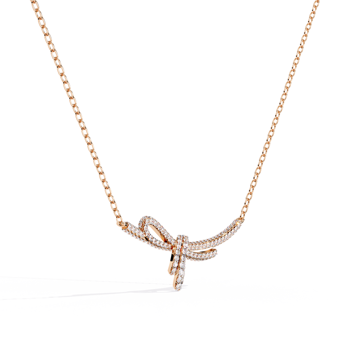 Ribbon of Eternal Love Bow Necklace | 925 Sterling Silver