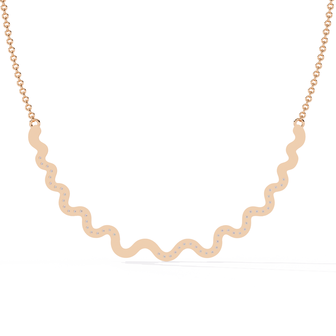 Wavy Necklace | 925 Sterling Silver