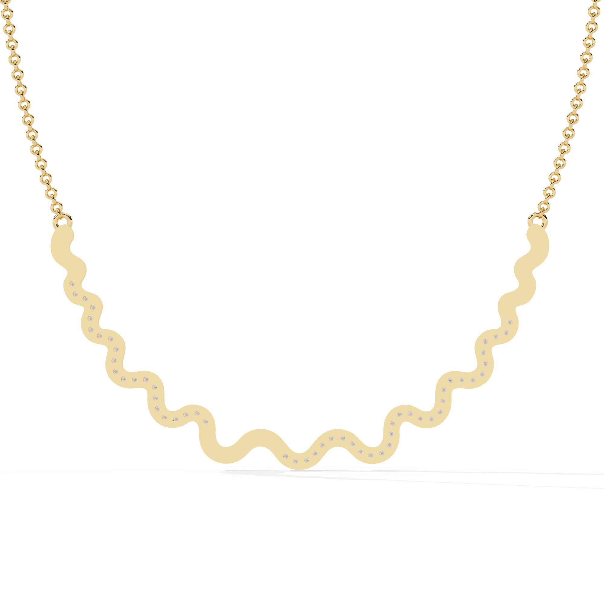 Wavy Necklace | 925 Sterling Silver