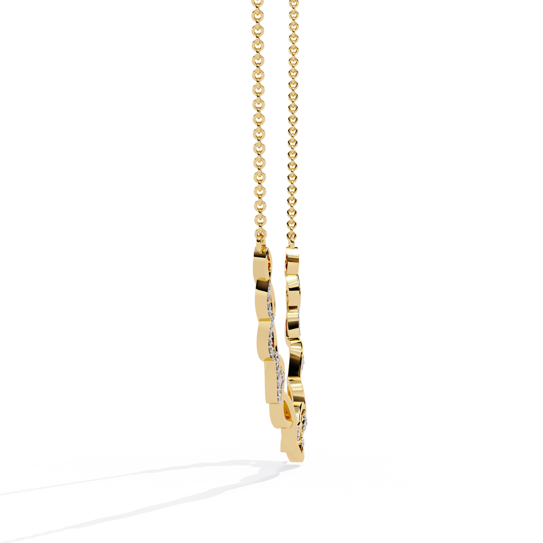 Twisted Vine Modern Necklace | 925 Sterling Silver