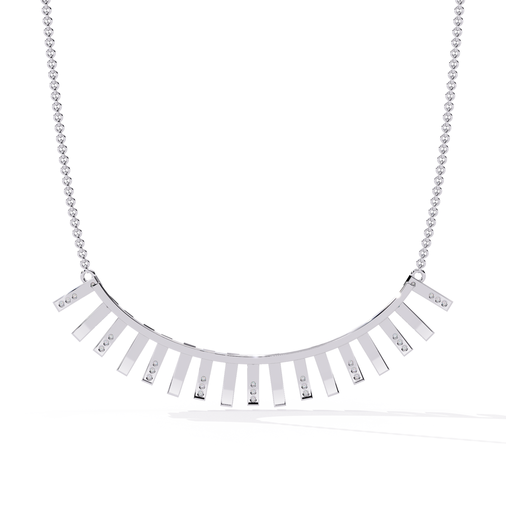 Fringe Necklace | 925 Sterling Silver