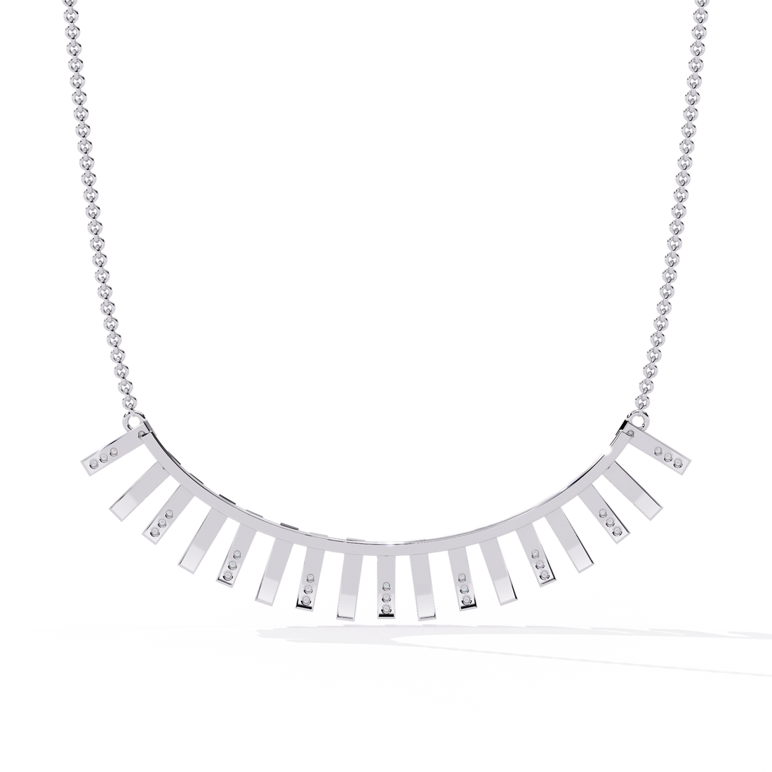 Fringe Necklace | 925 Sterling Silver