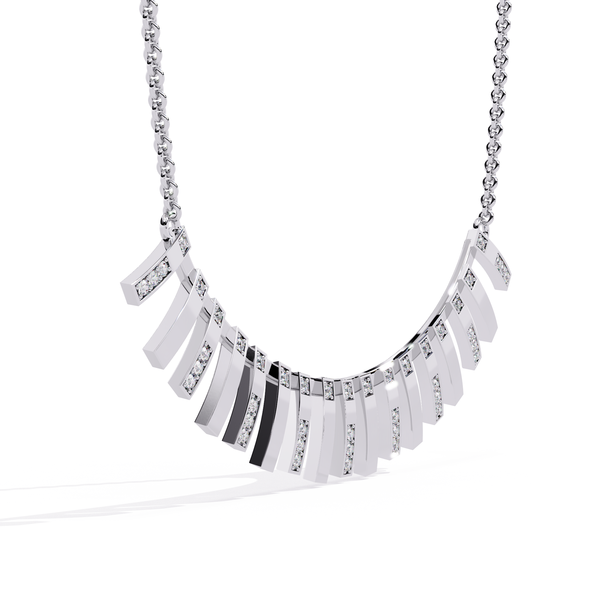 Fringe Necklace | 925 Sterling Silver