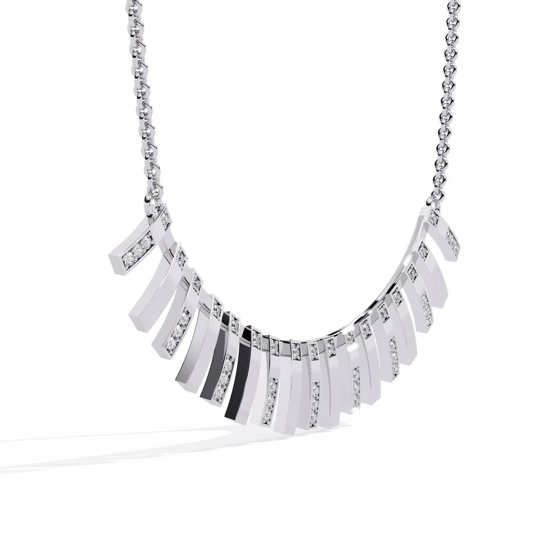 Fringe Necklace | 925 Sterling Silver