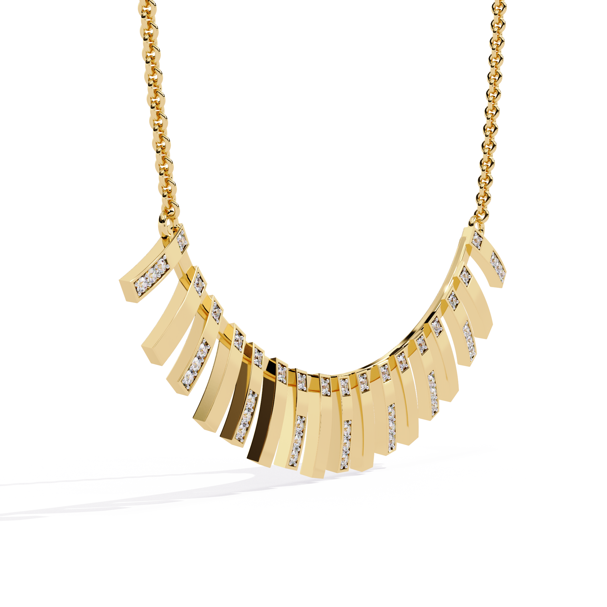 Fringe Necklace | 925 Sterling Silver